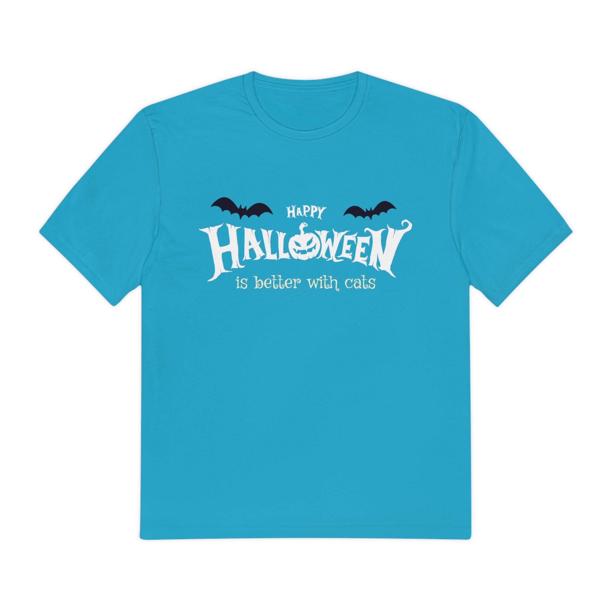 Halloween with Witch's Cats | Perfect Weight® Tee