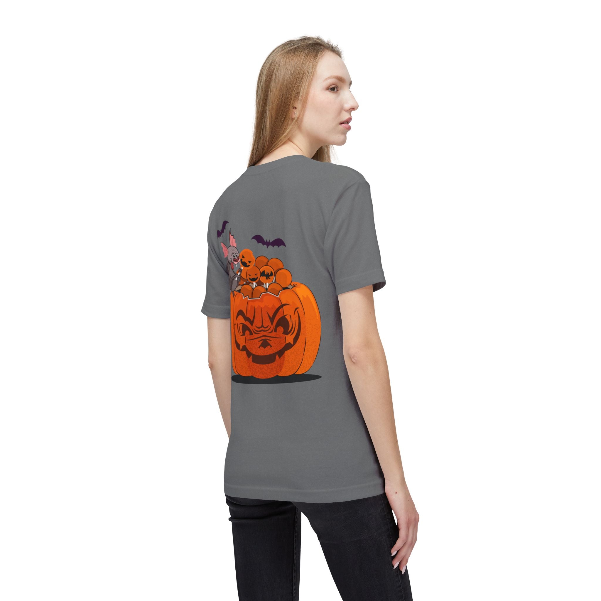 Halloween Trick or Treat | Unisex Midweight T-shirt, Made in US