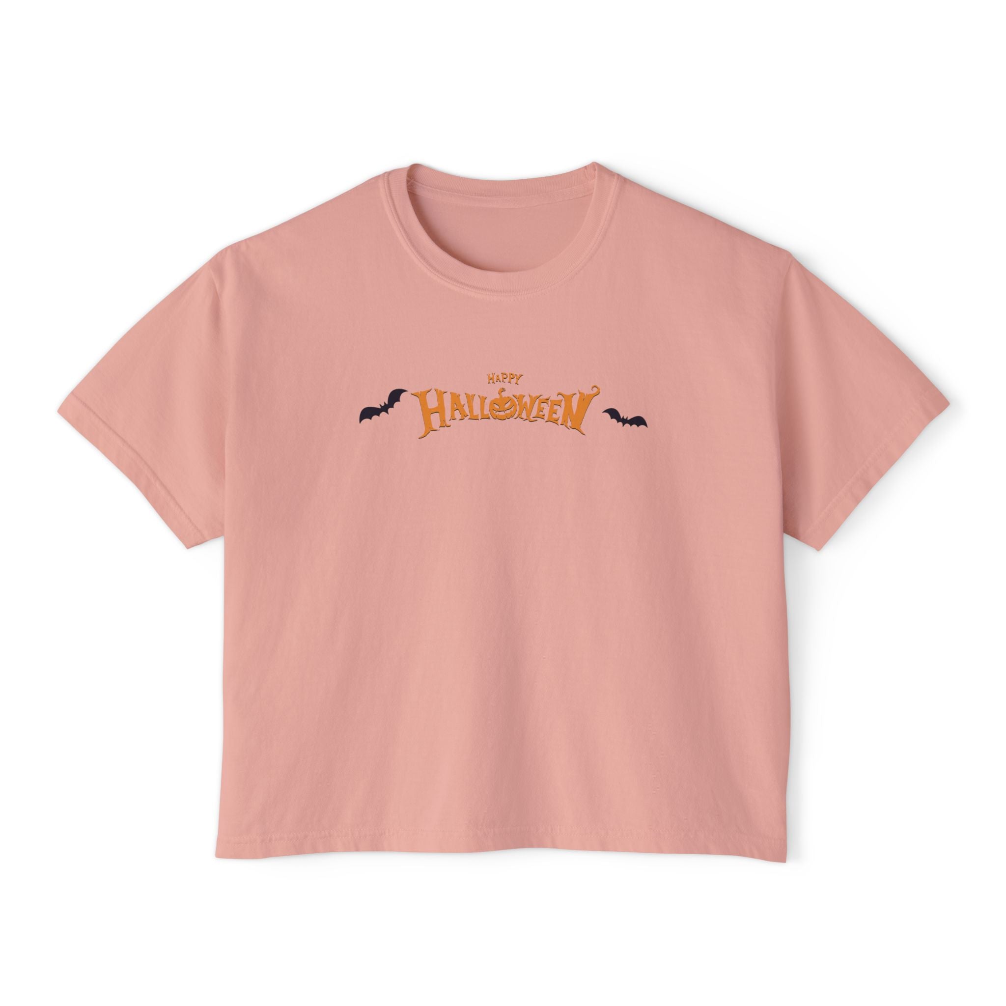 Halloween with Bats | Women's Boxy Tee