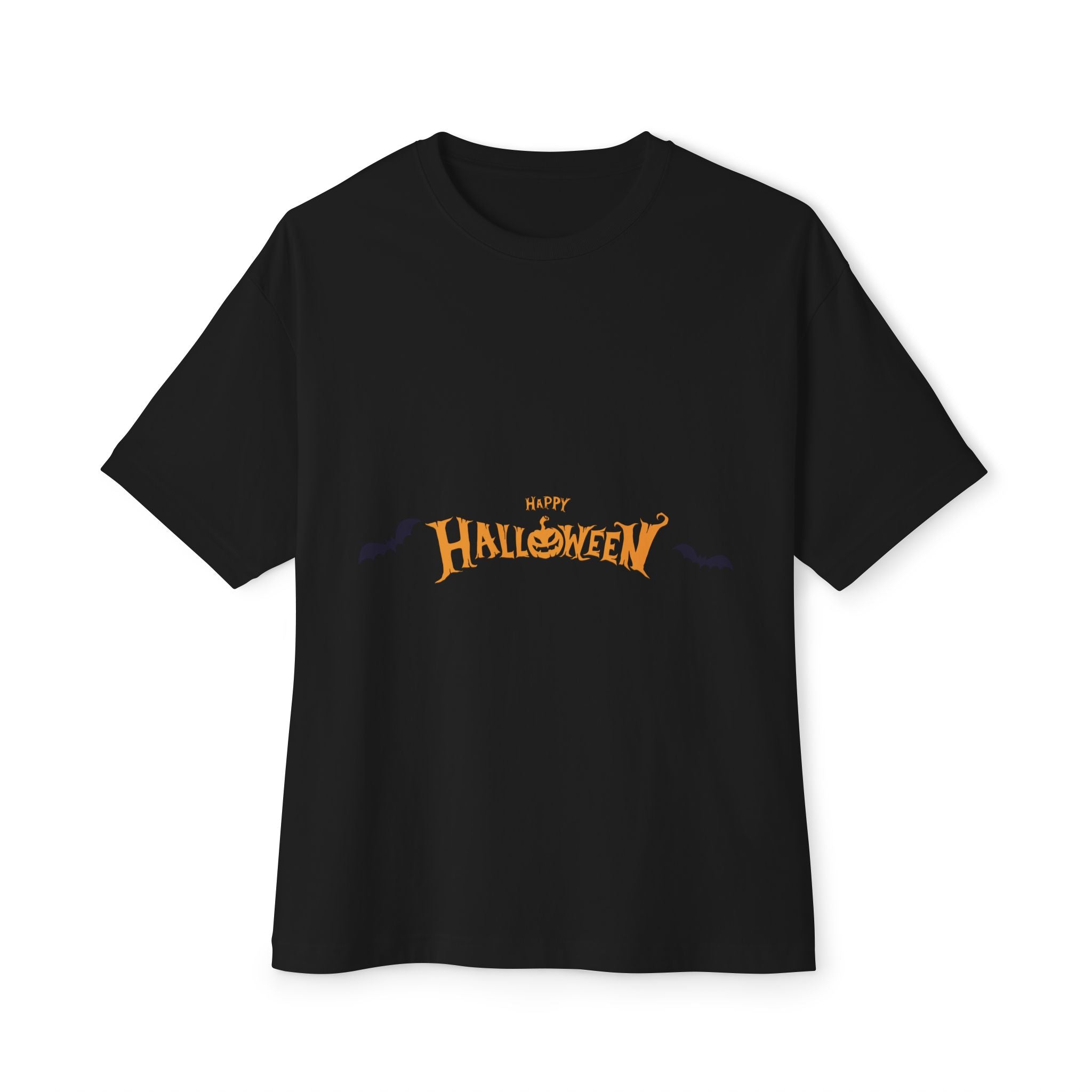Halloween with Bats | Unisex Oversized Boxy Tee