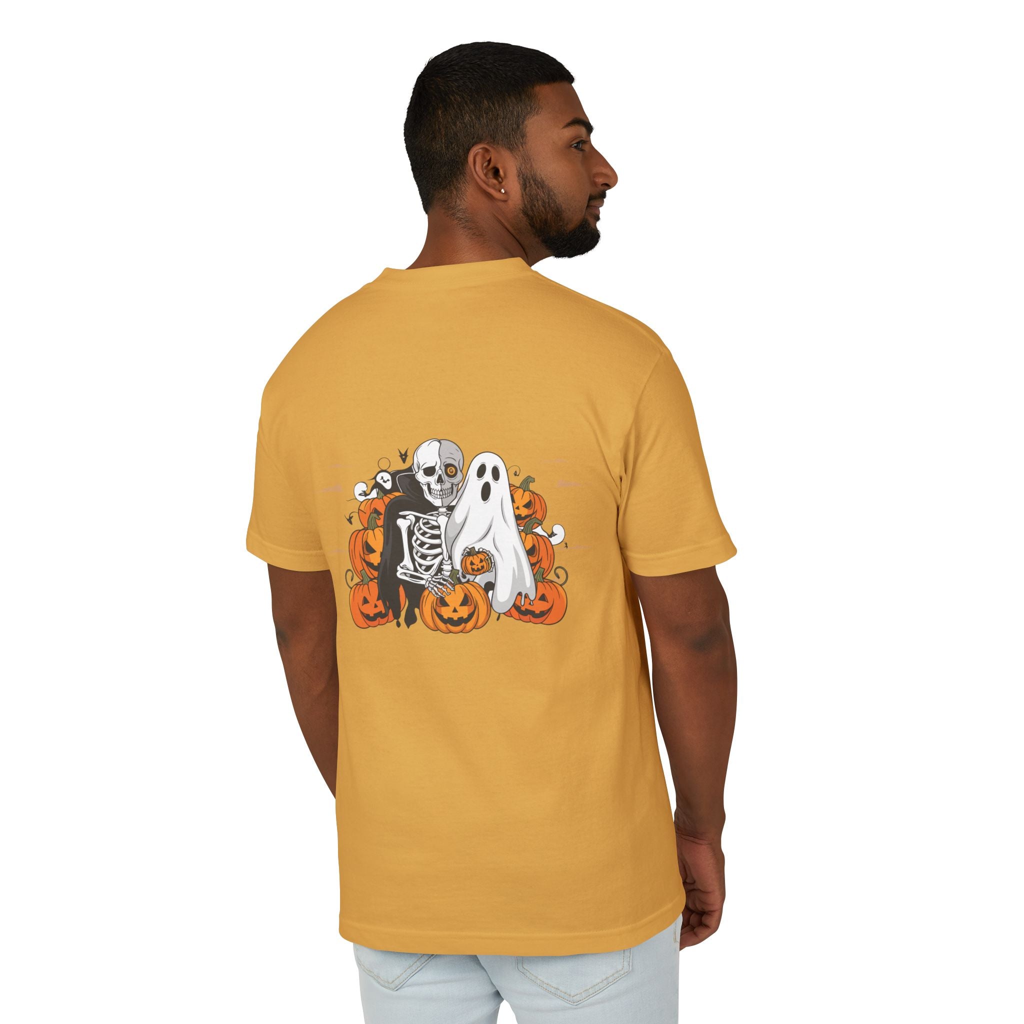 Halloween with Bats | Unisex Garment-Dyed Heavyweight Cotton Tee