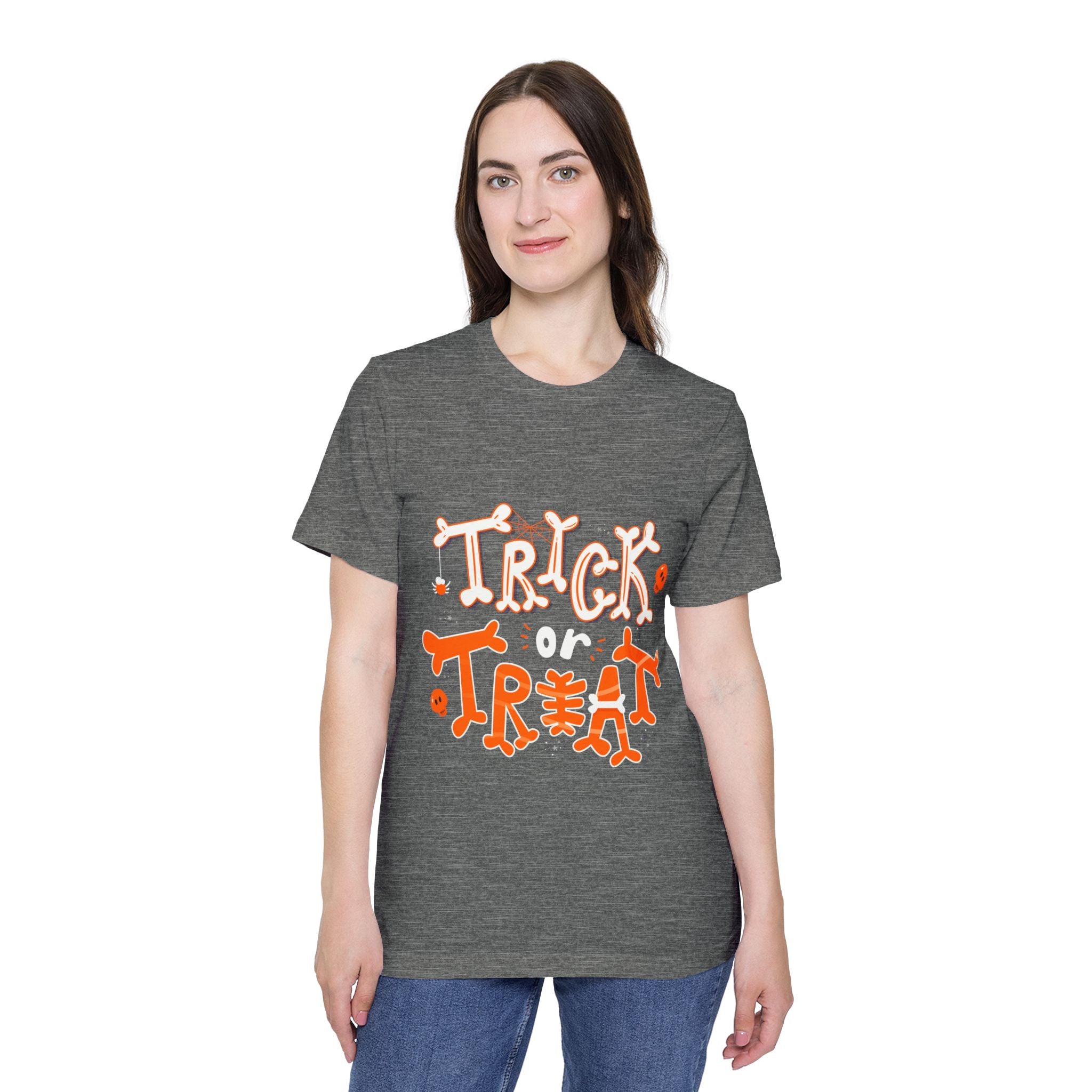 Halloween Trick or Treat | USA-Made Unisex Short-Sleeve Jersey T-Shirt