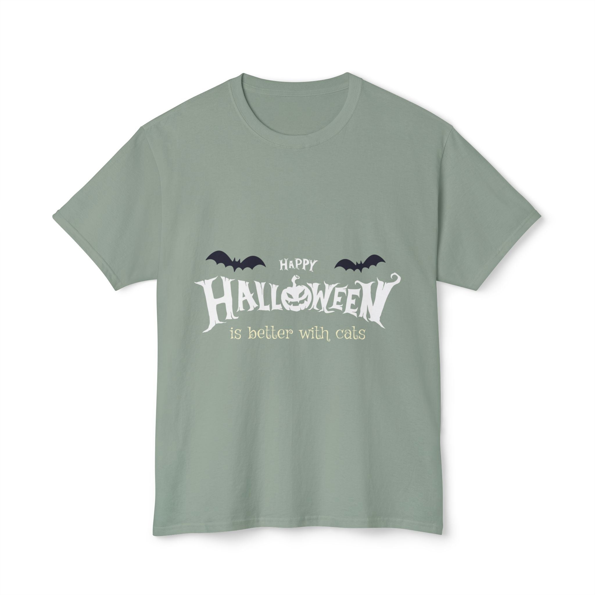 Halloween with Witch's Cats | Unisex HD Cotton™ T-shirt