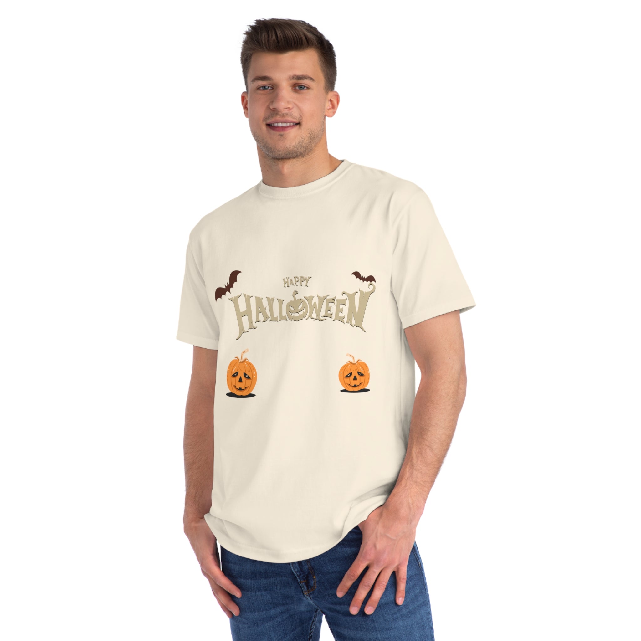 Halloween with Pumpkins | Organic Unisex Classic T-Shirt