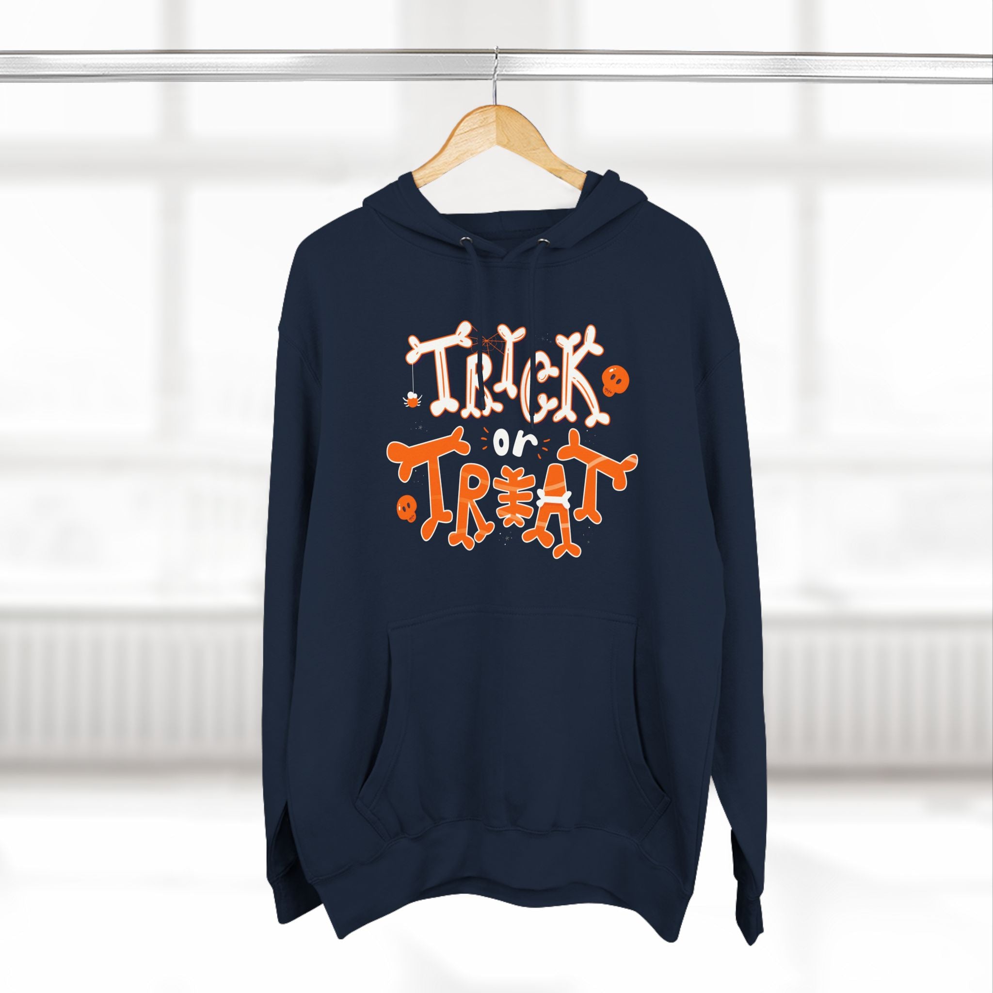 Halloween Trick or Treat | Three-Panel Fleece Hoodie