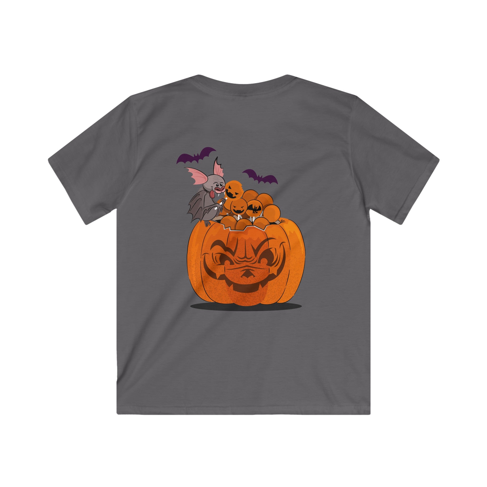 Halloween with Pumpkins | Kids Softstyle Tee