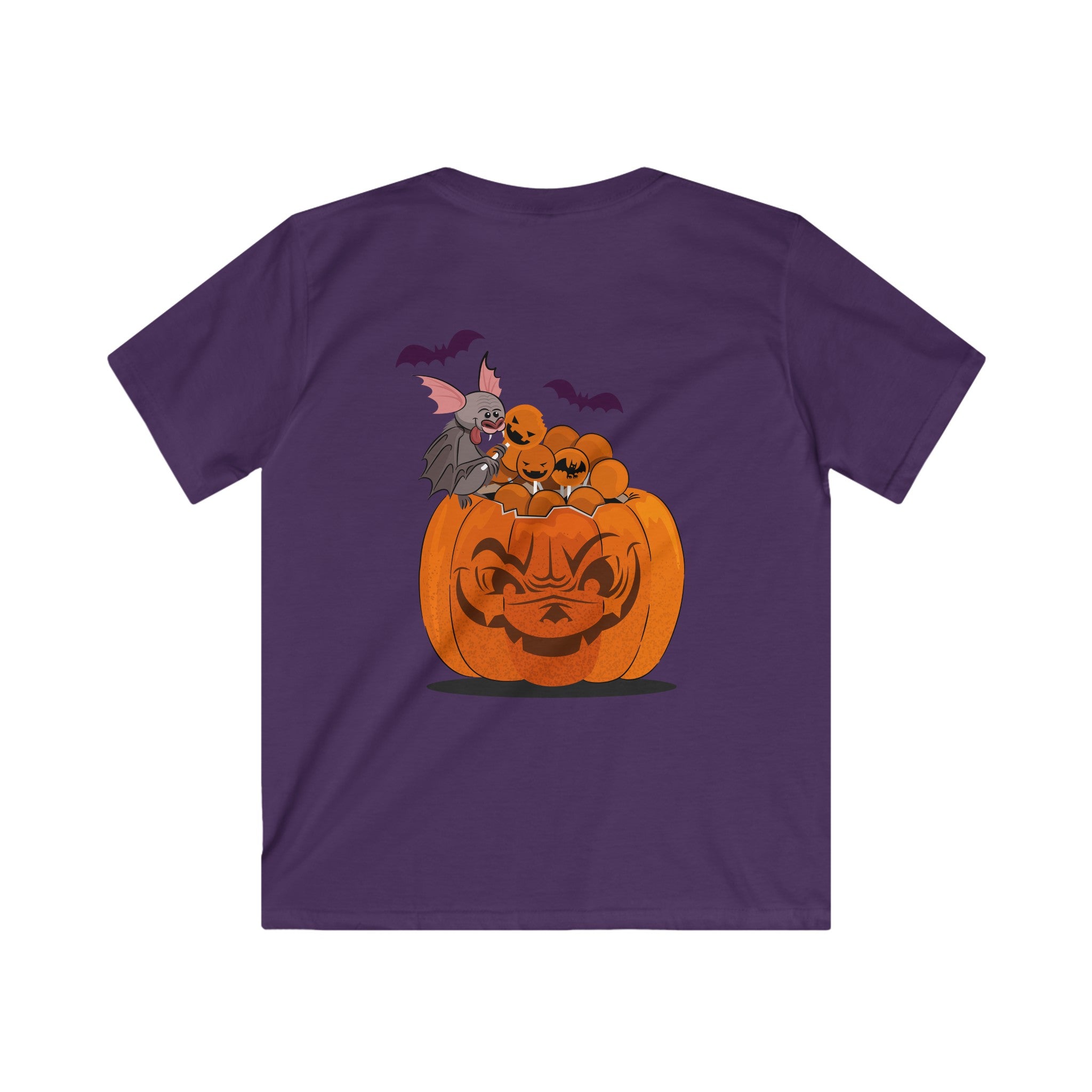Halloween with Pumpkins | Kids Softstyle Tee