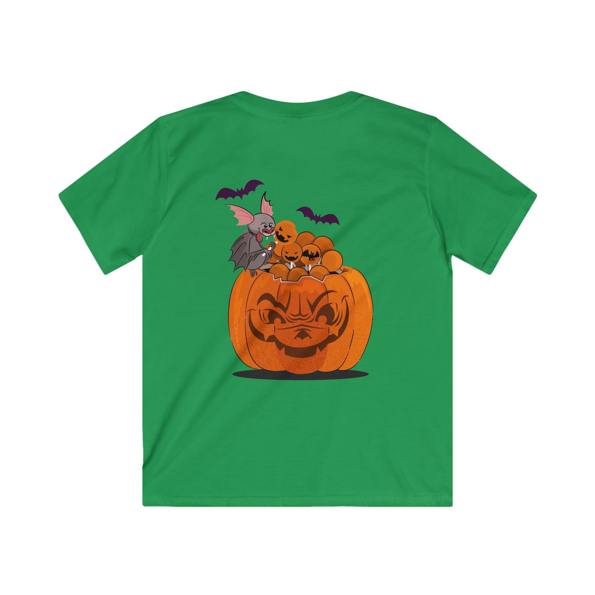 Halloween with Pumpkins | Kids Softstyle Tee