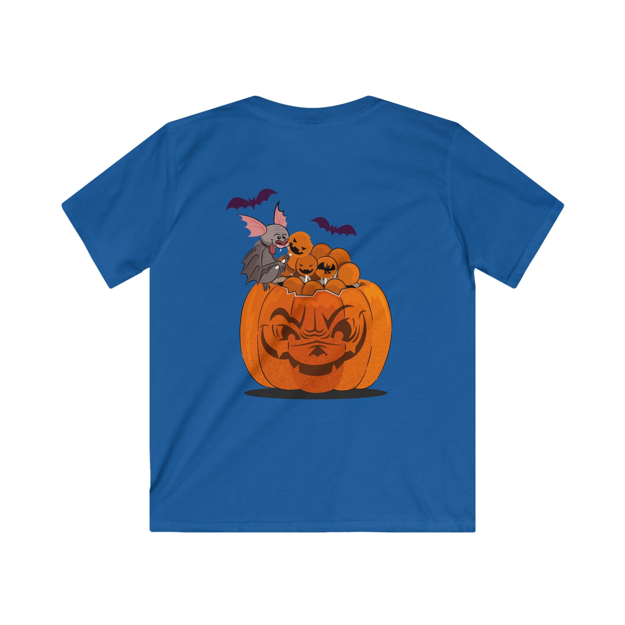Halloween with Pumpkins | Kids Softstyle Tee