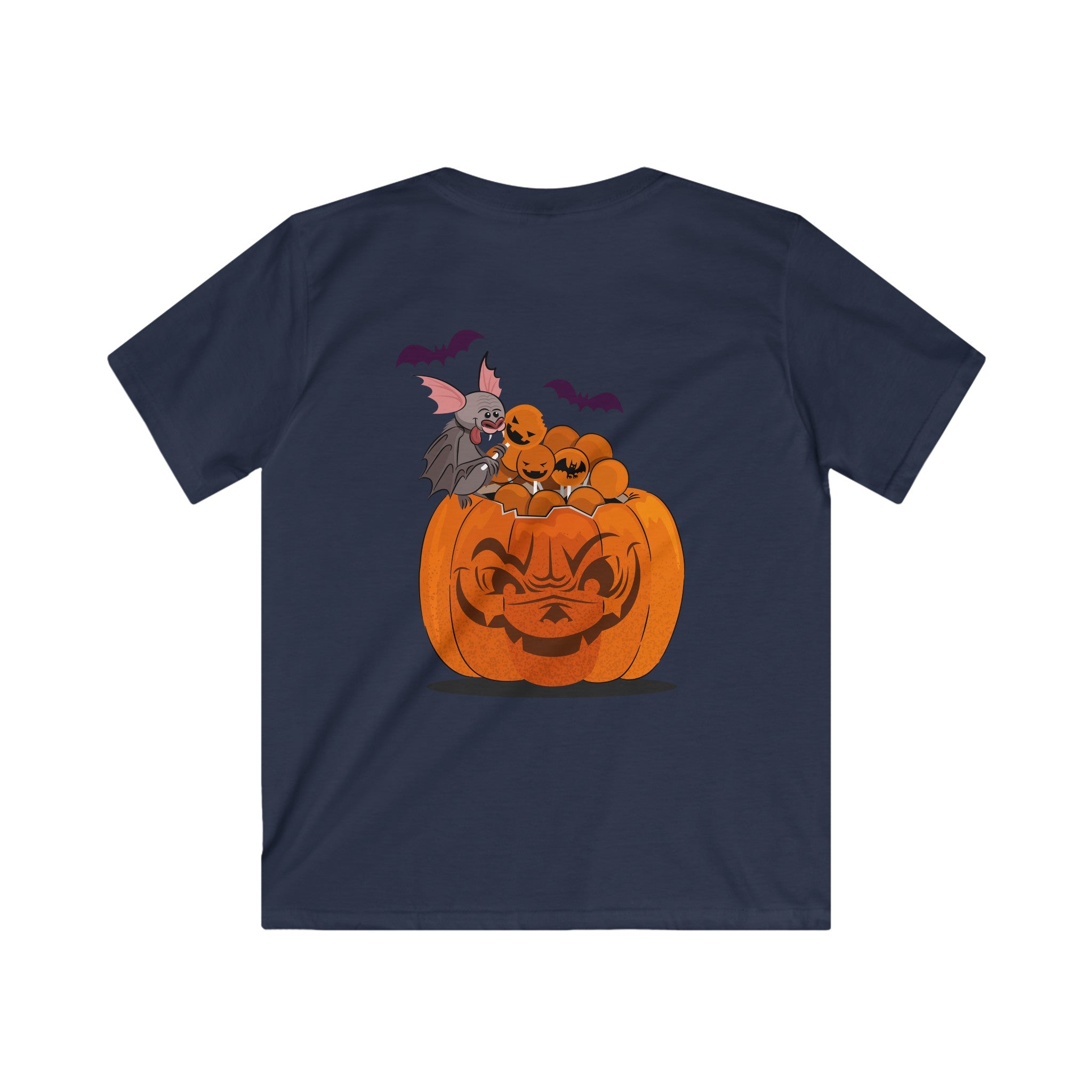 Halloween with Pumpkins | Kids Softstyle Tee