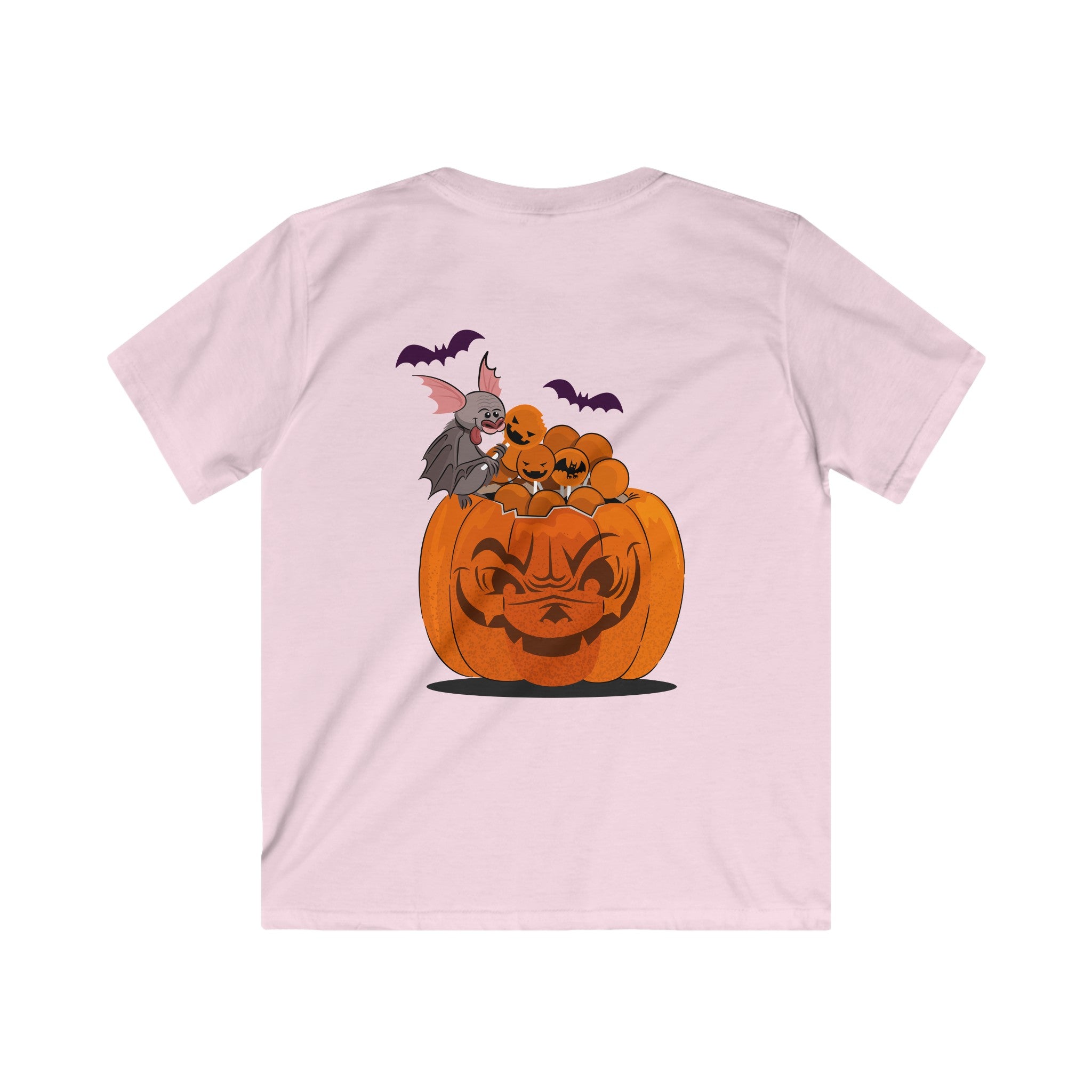 Halloween with Pumpkins | Kids Softstyle Tee