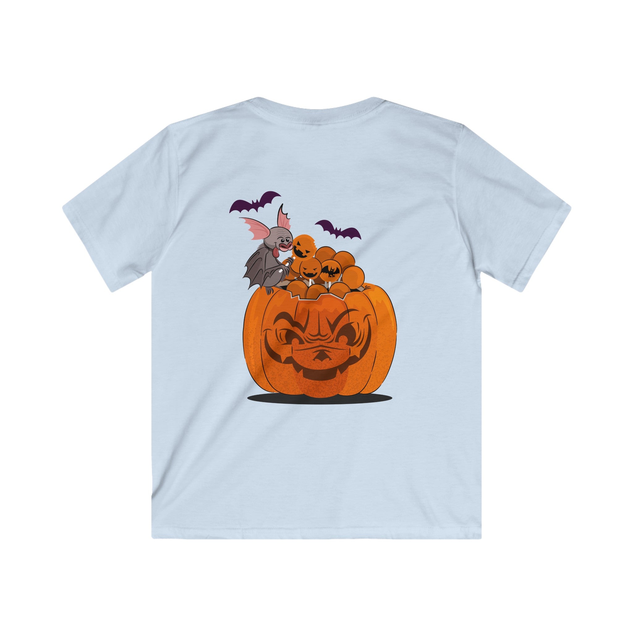 Halloween with Pumpkins | Kids Softstyle Tee