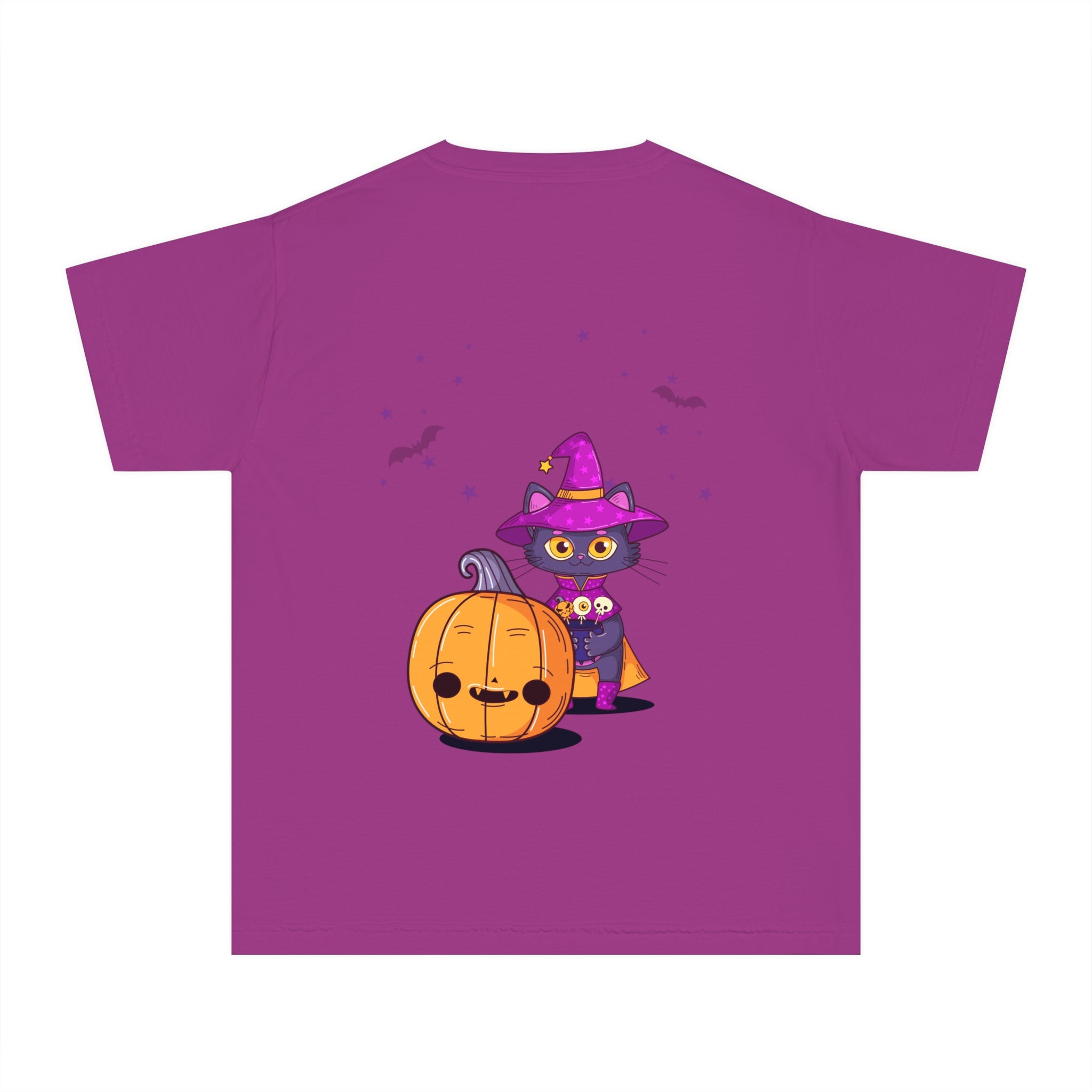Halloween with Witch's Cats | Youth Midweight Tee