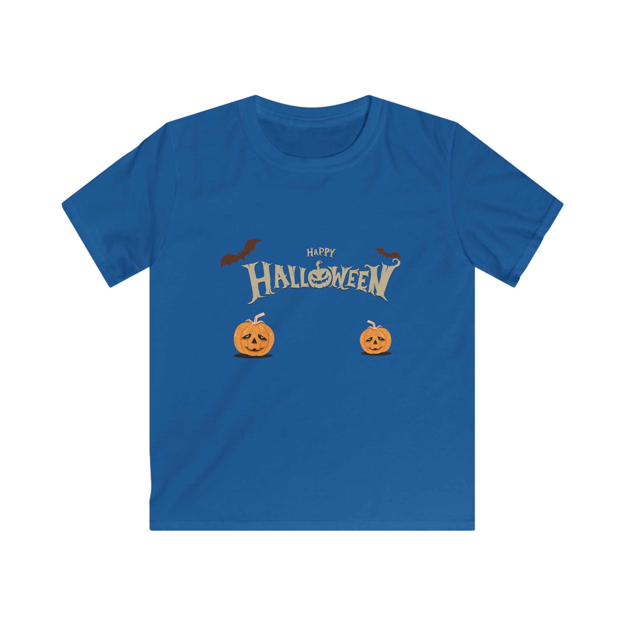 Halloween with Pumpkins | Kids Softstyle Tee
