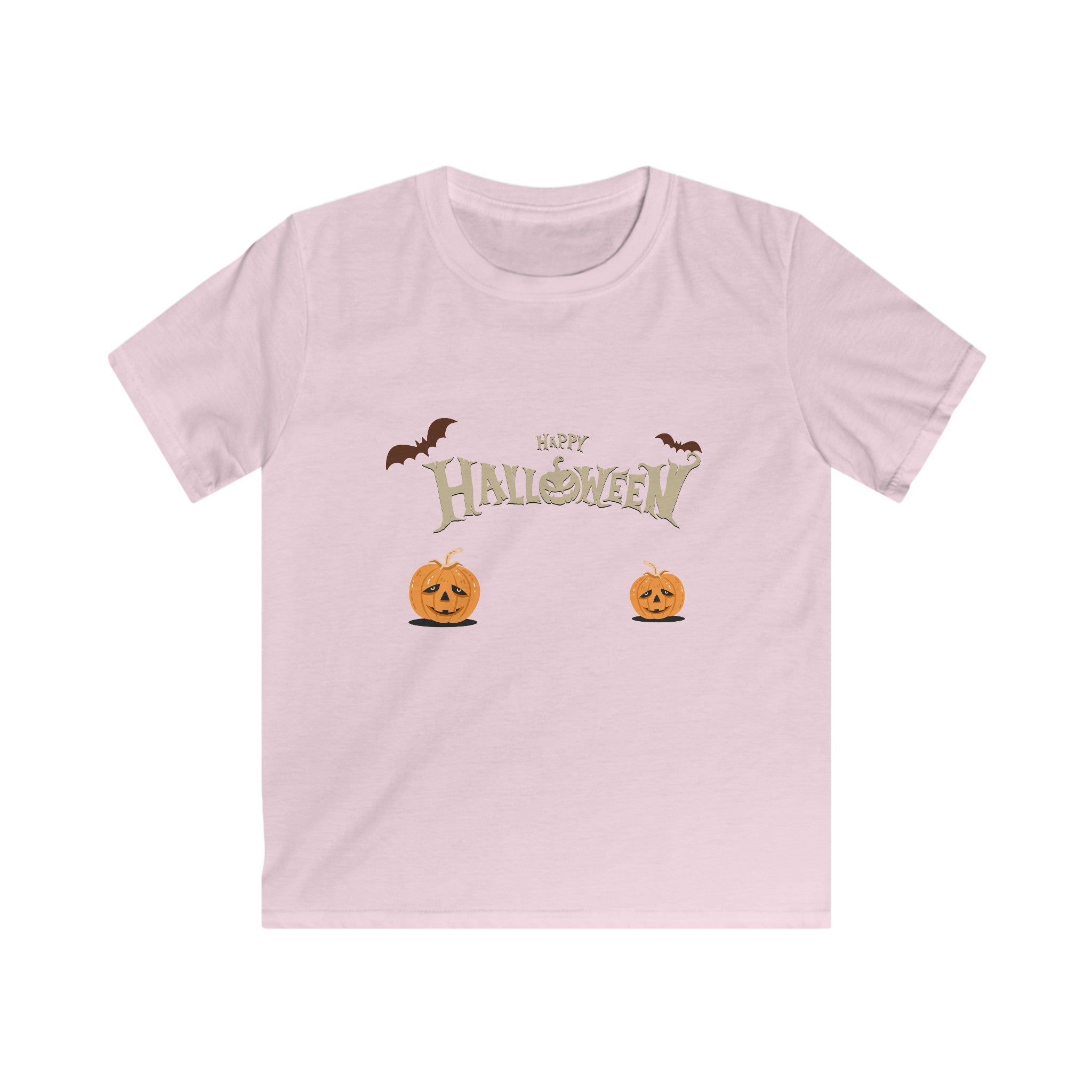 Halloween with Pumpkins | Kids Softstyle Tee