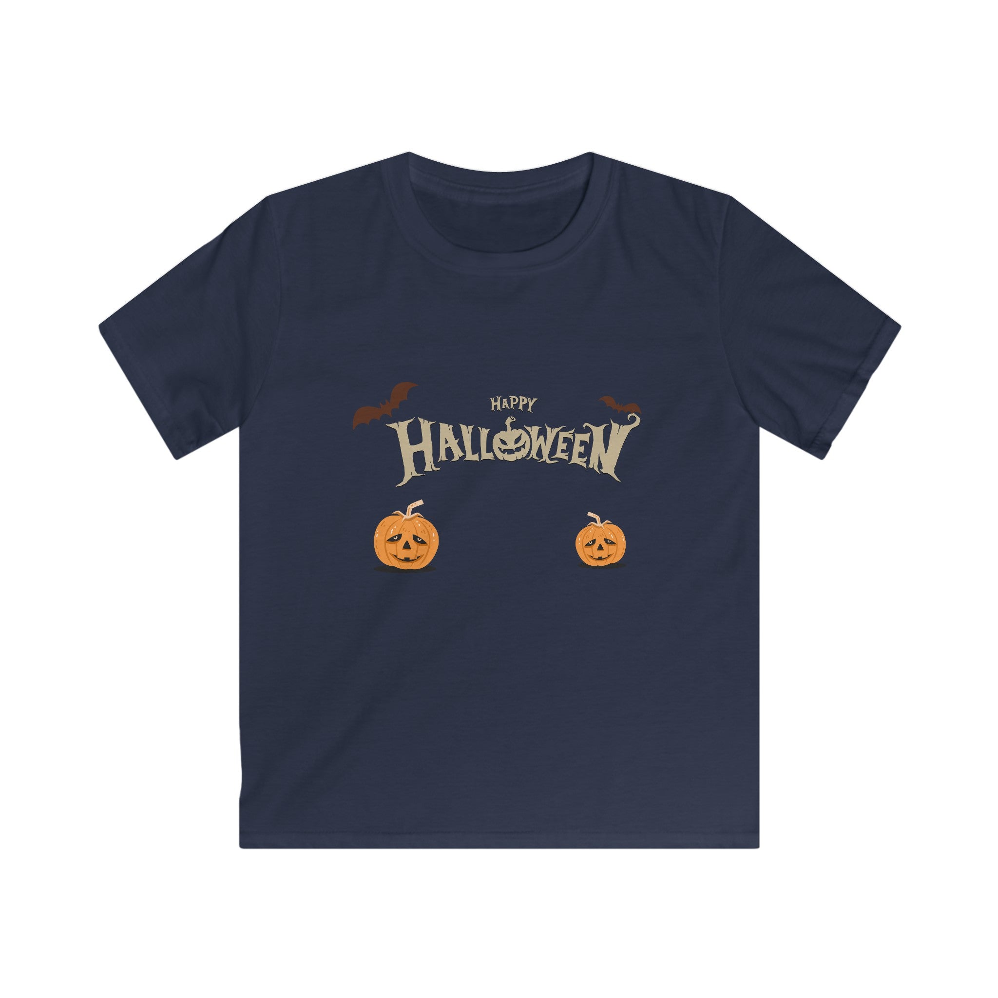 Halloween with Pumpkins | Kids Softstyle Tee