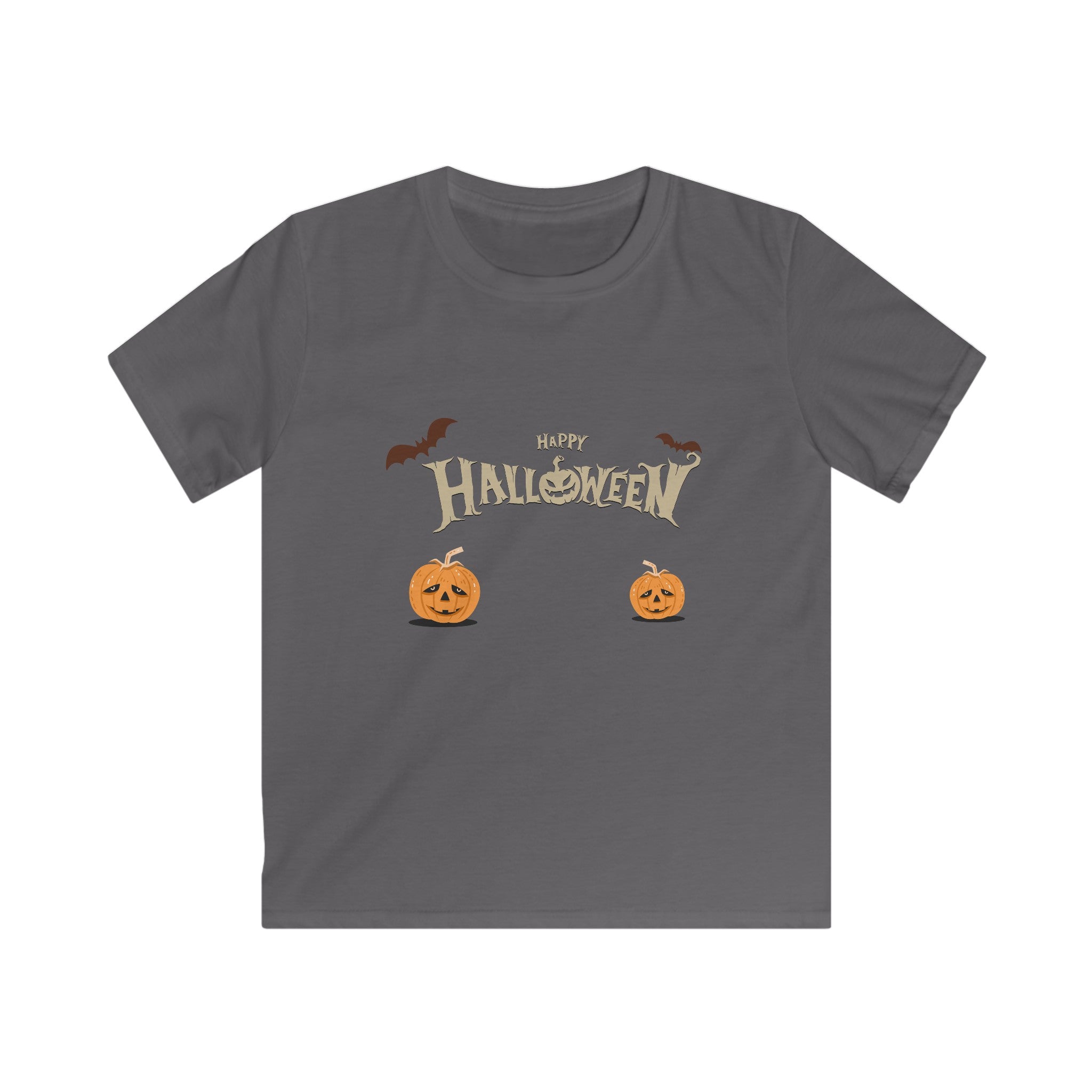 Halloween with Pumpkins | Kids Softstyle Tee