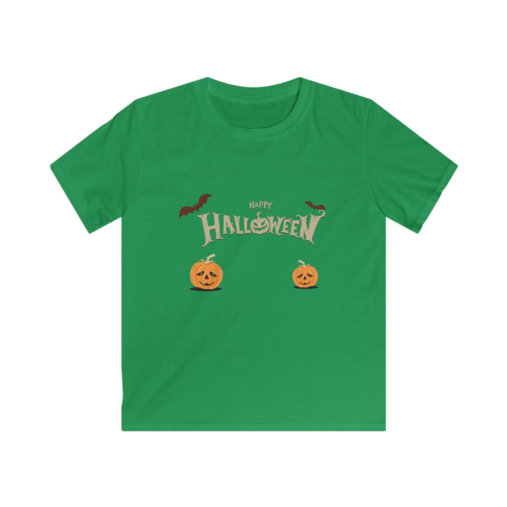 Halloween with Pumpkins | Kids Softstyle Tee