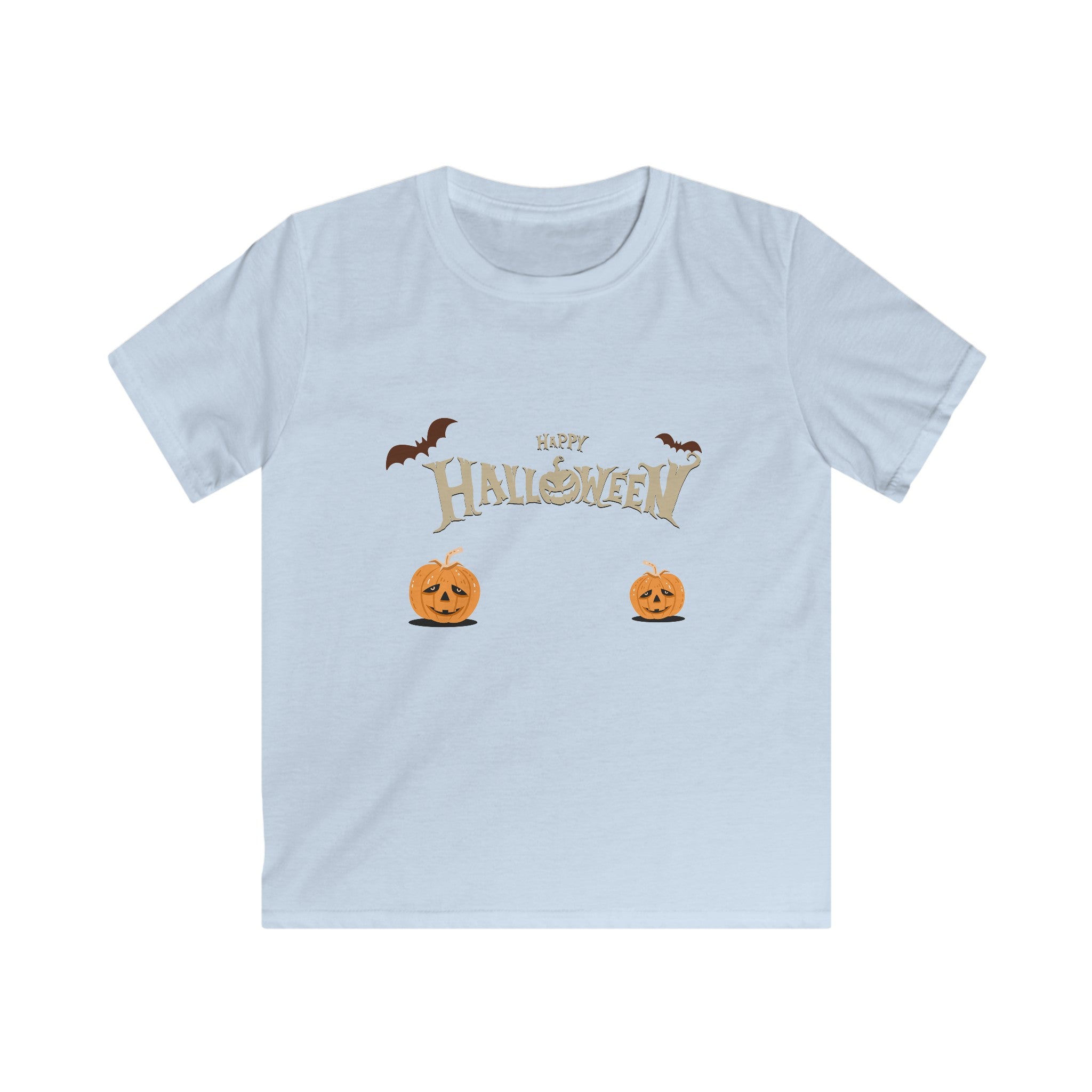 Halloween with Pumpkins | Kids Softstyle Tee