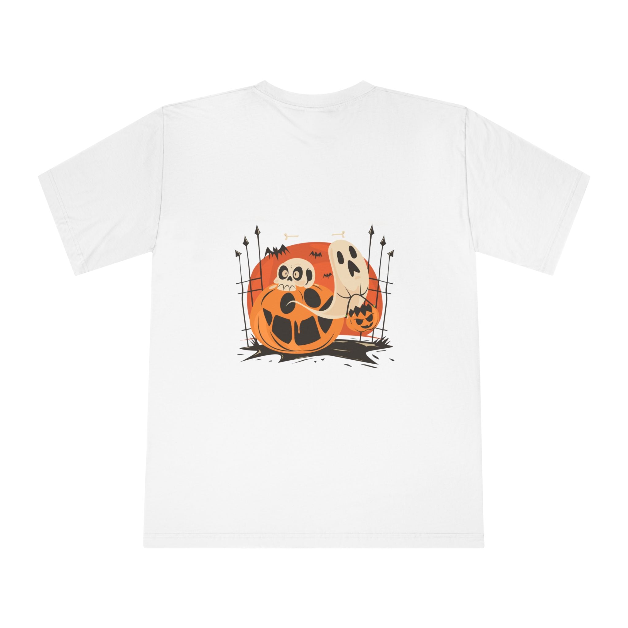 Halloween with Pumpkins | Unisex Classic Crewneck T-Shirt