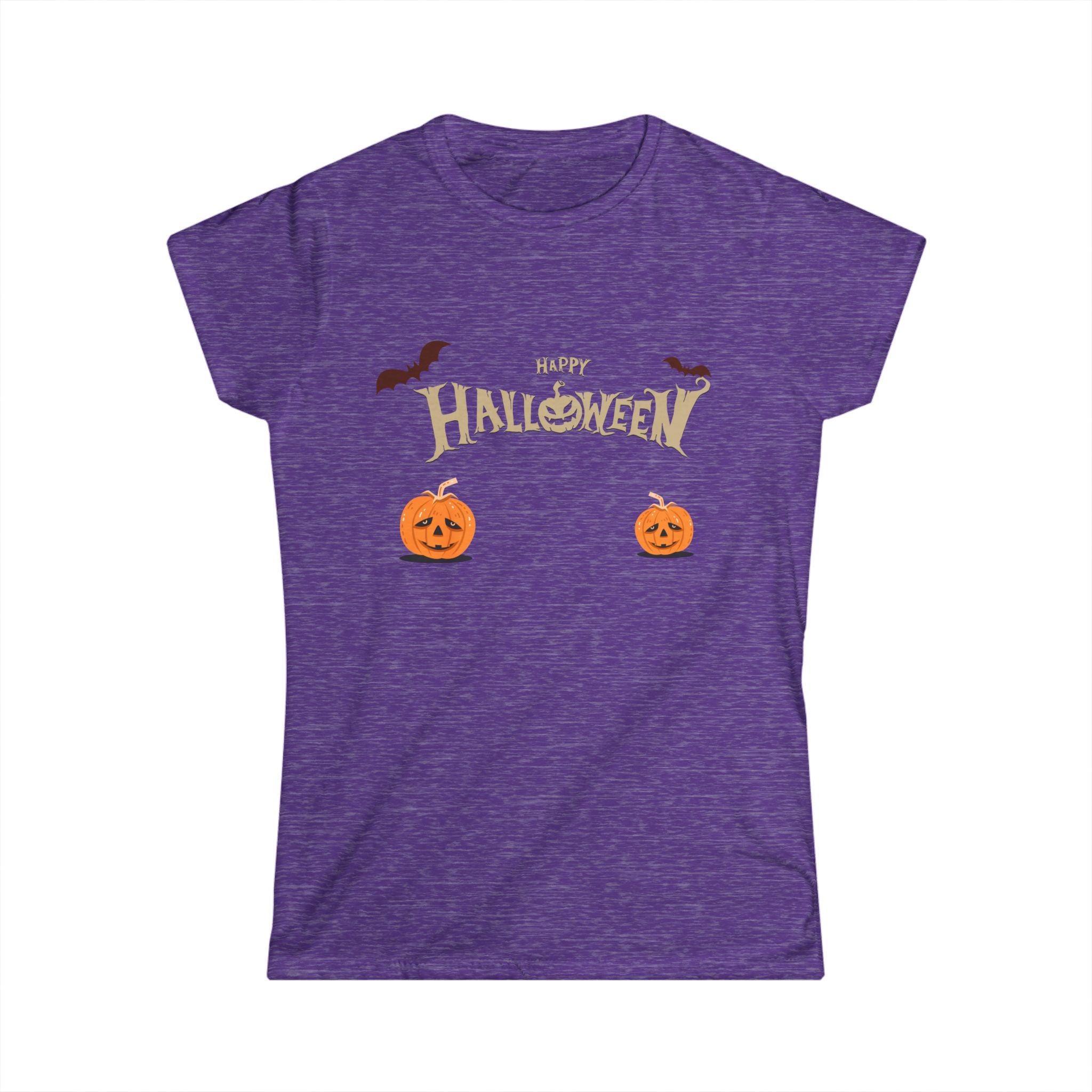 Halloween with Pumpkins | Women's Softstyle Tee