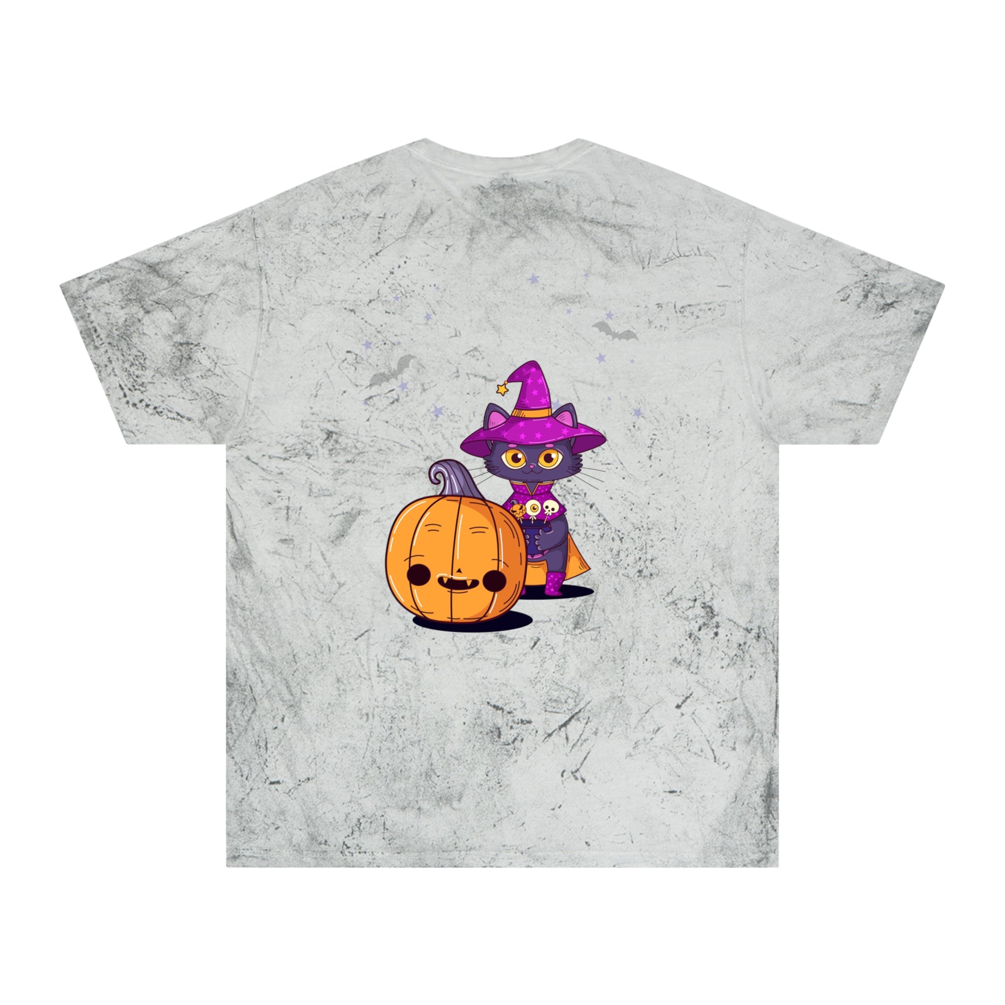 Halloween with Witch's Cats | Unisex Color Blast T-Shirt