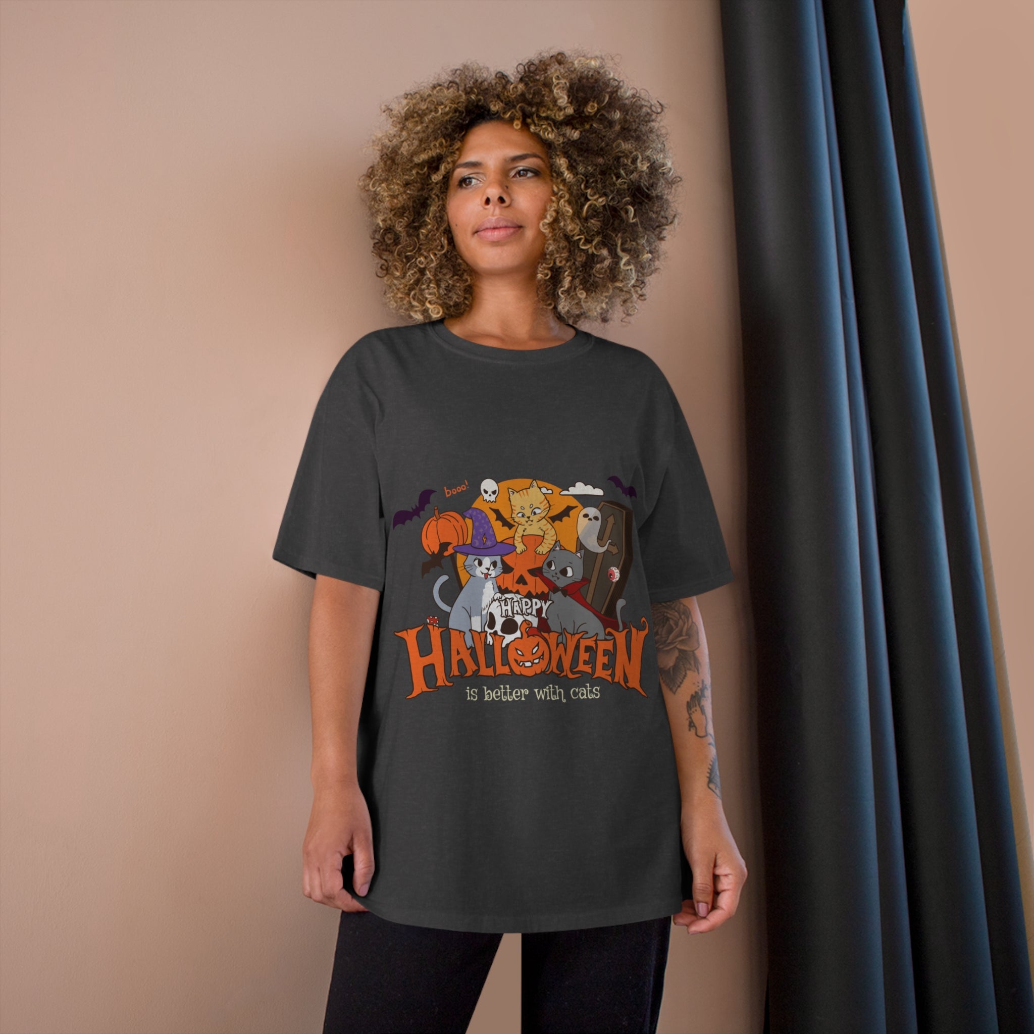Halloween is Better with Cats | Champion T-Shirt