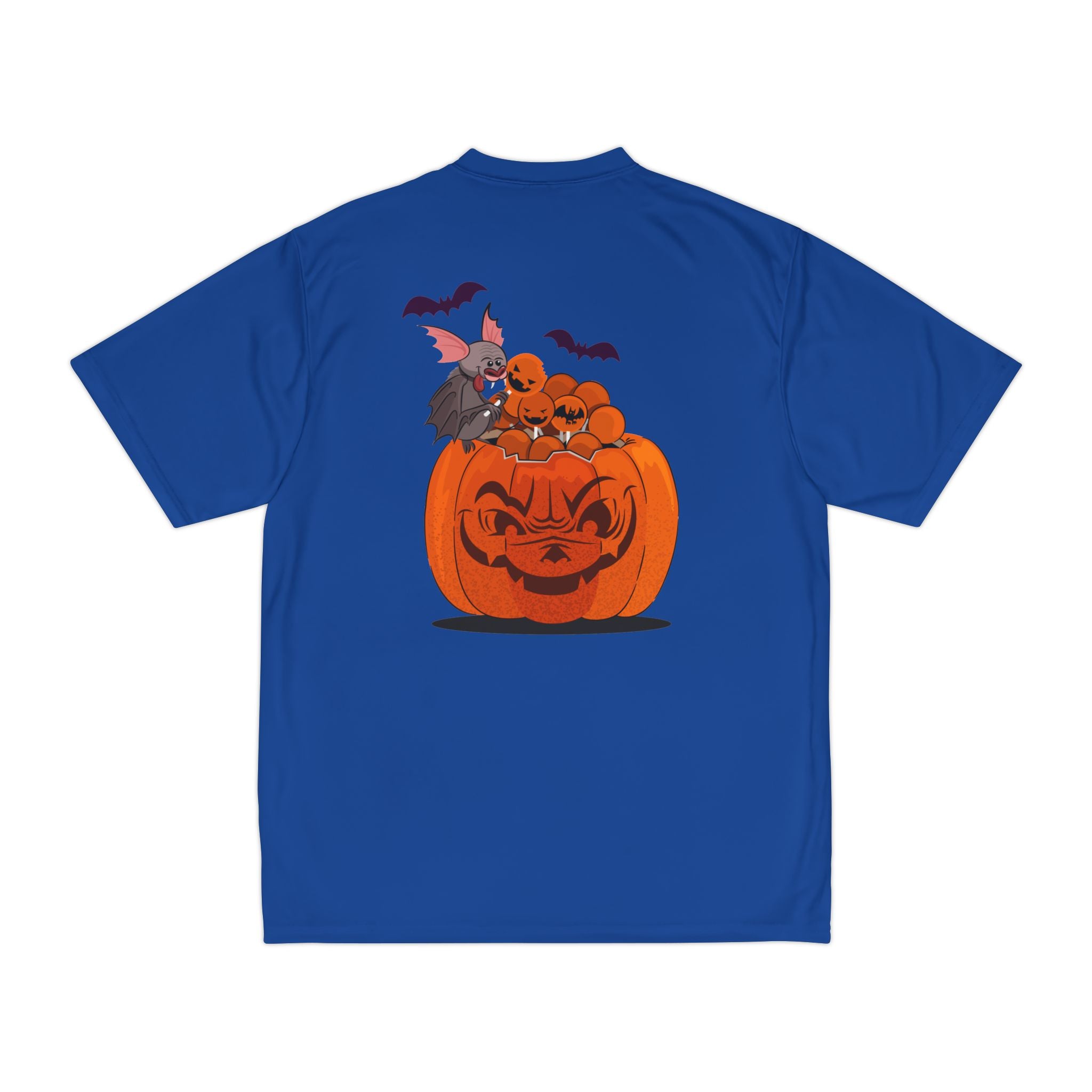 Halloween with Pumpkins | Men's Performance T-Shirt