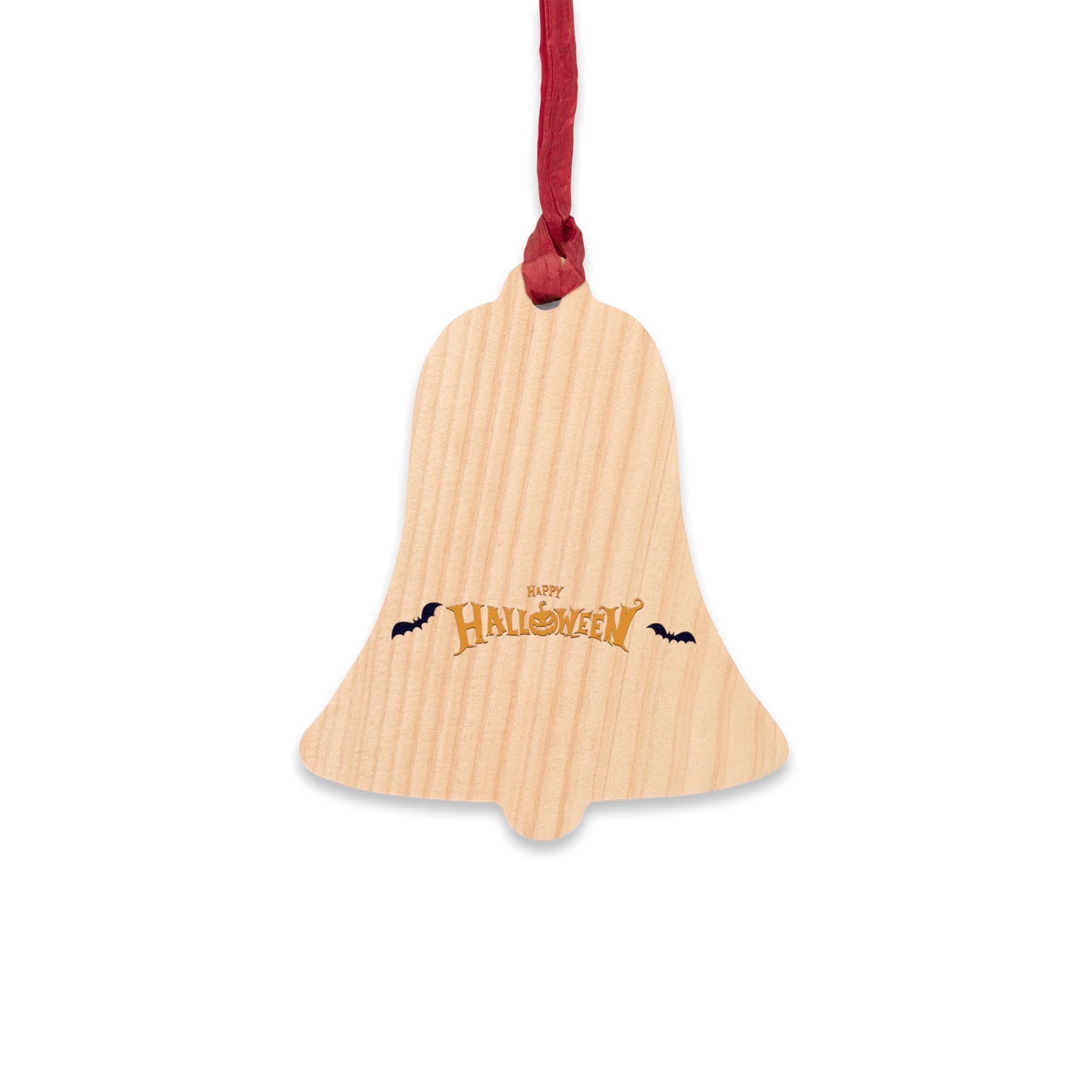 Halloween with Bats | Wooden Ornaments