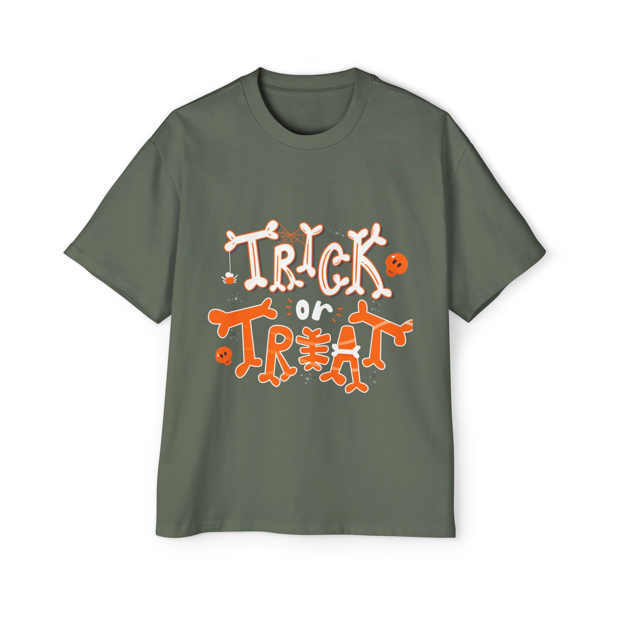 Halloween Trick or Treat | Men's Heavy Oversized Tee
