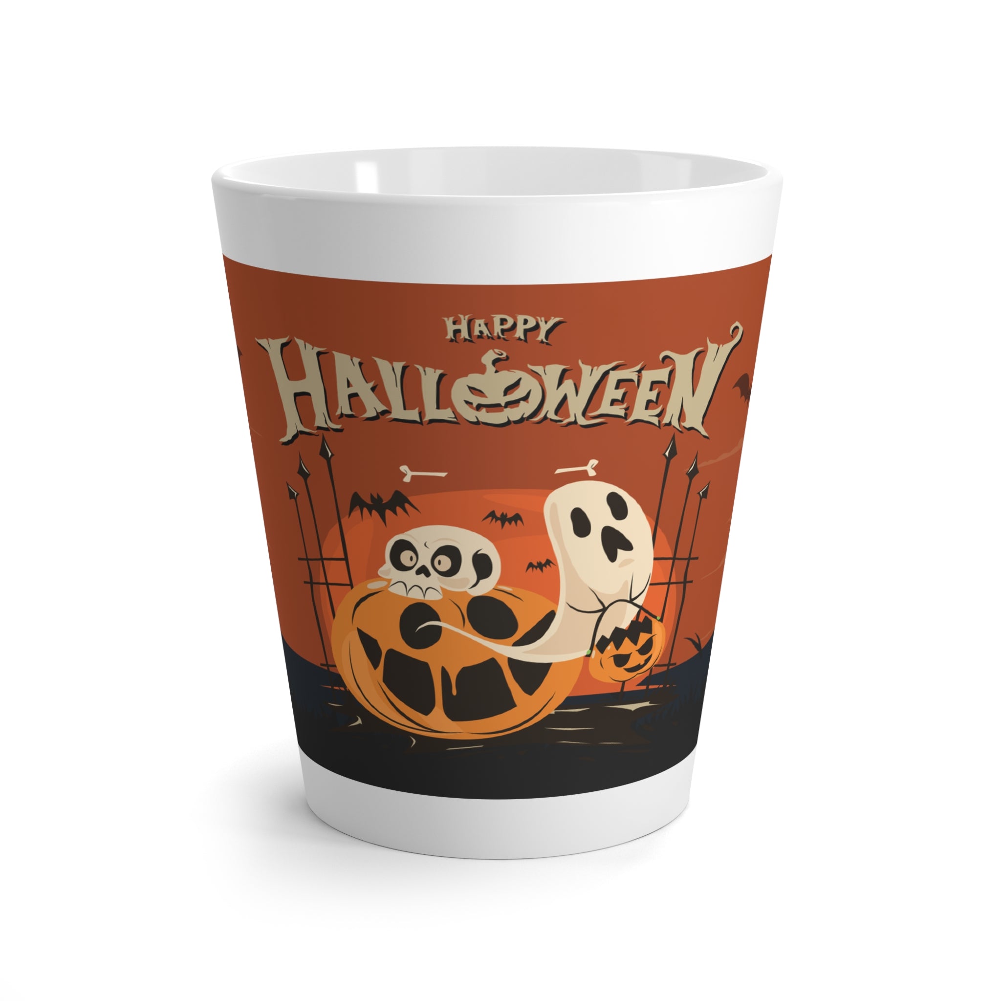 Happy Halloween with Pumpkin | Latte Mug