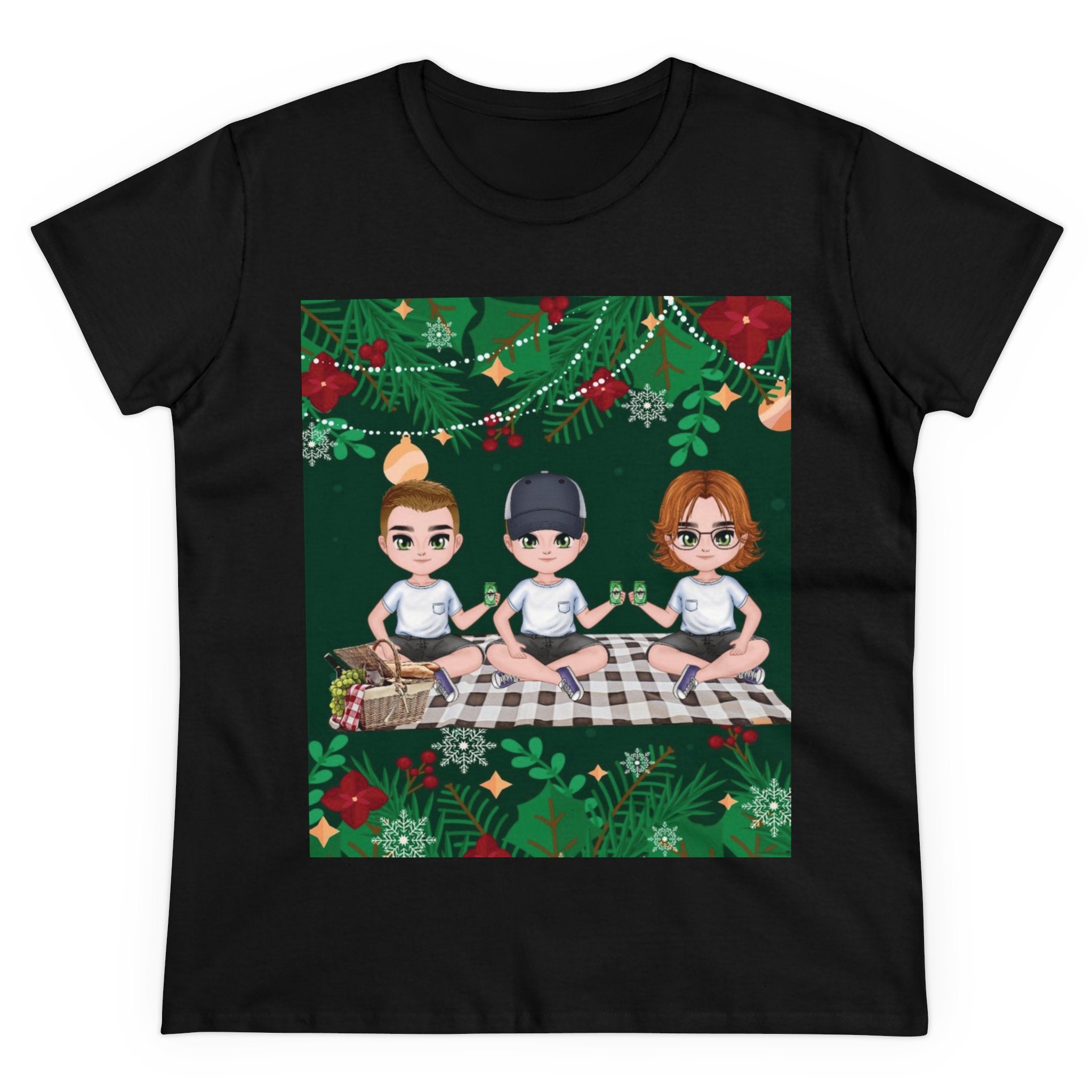 Happy Christmas Day | Women's Midweight Cotton Tee