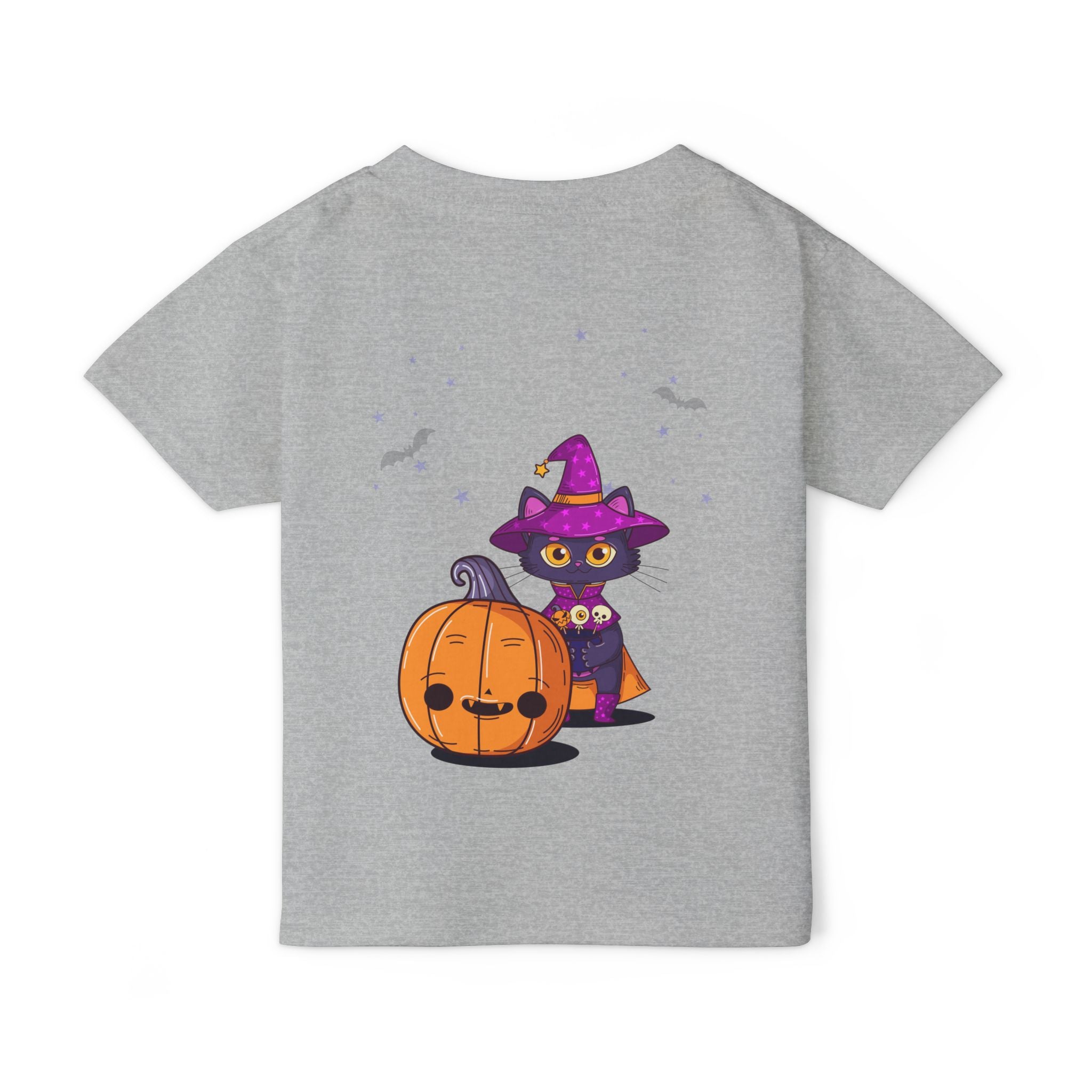 Halloween with Witch's Cats | Heavy Cotton Toddler T-shirt