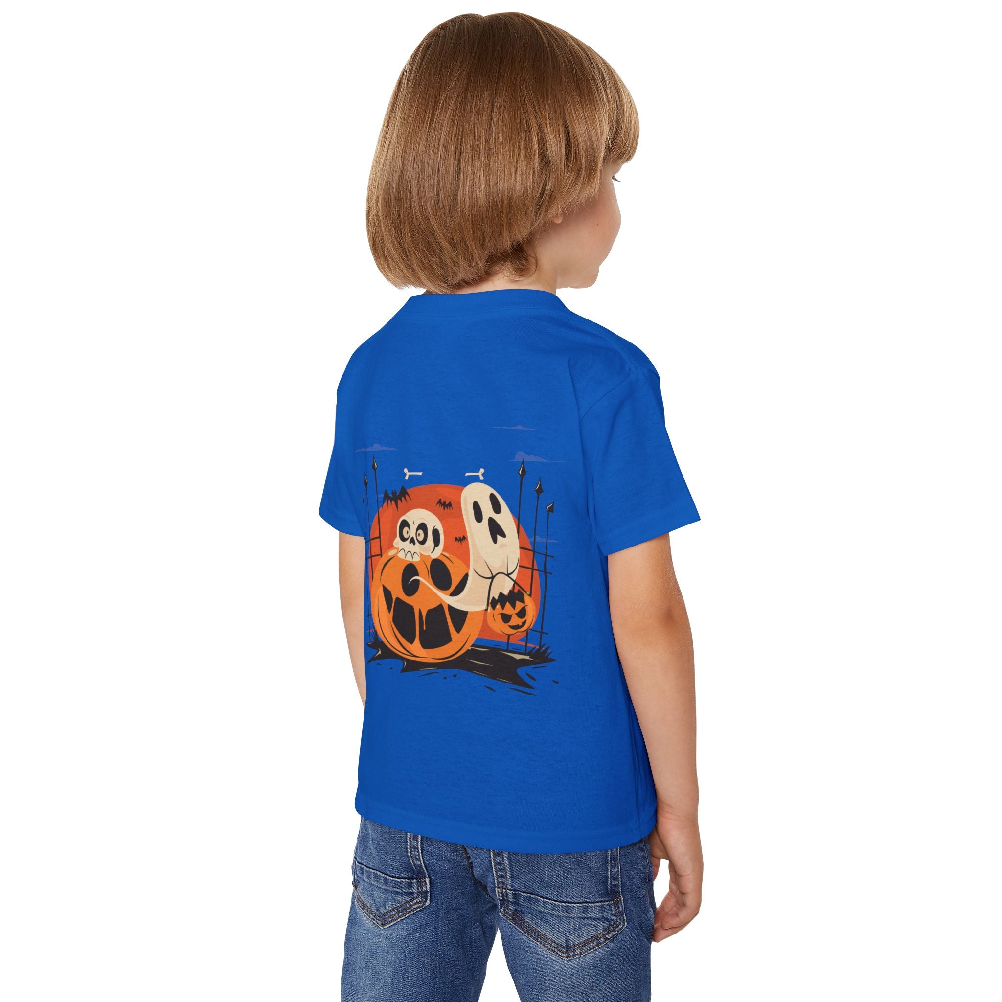 Halloween with Pumpkins | Heavy Cotton Toddler T-shirt