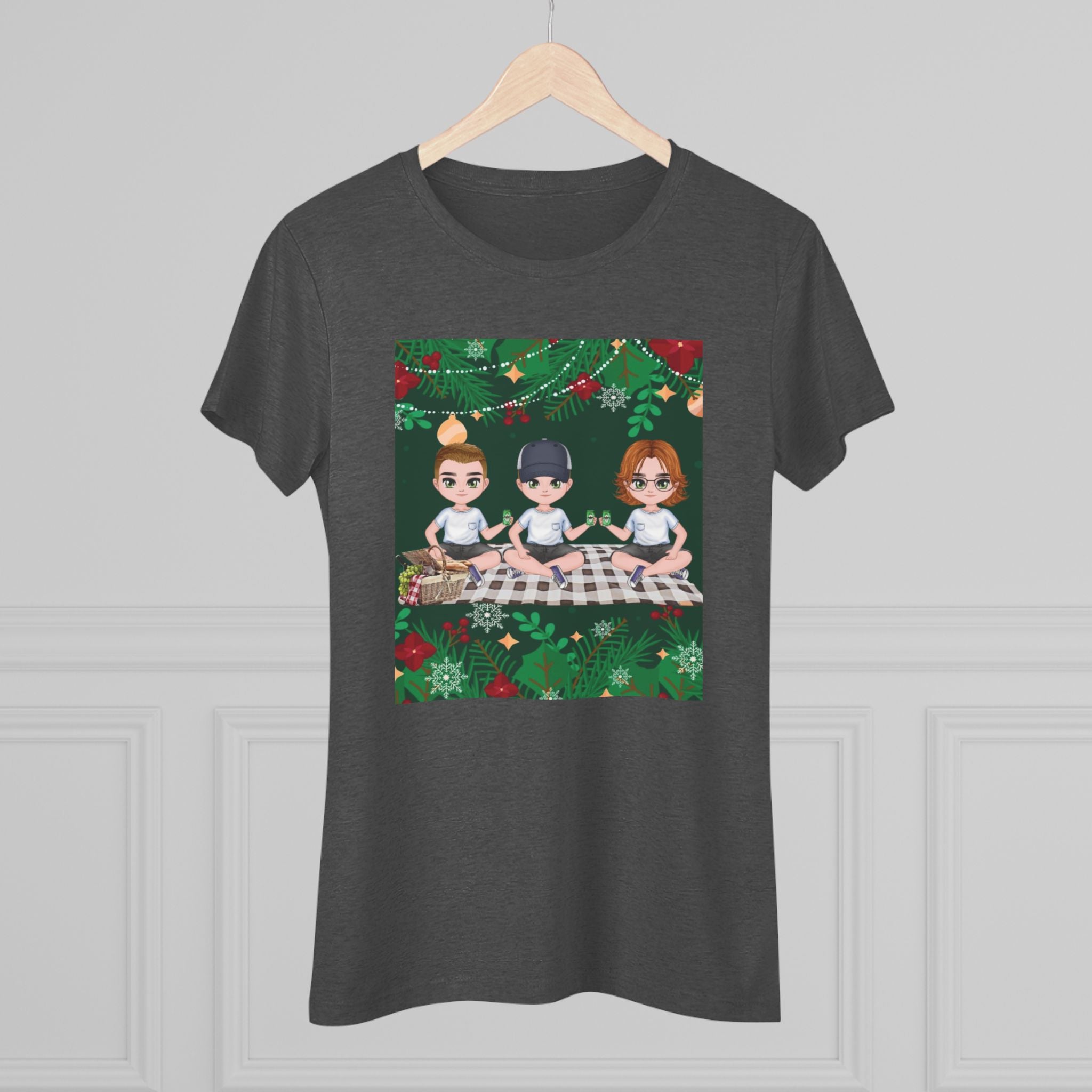 HAPPY CHRISTMAS DAY Women's Triblend Tee