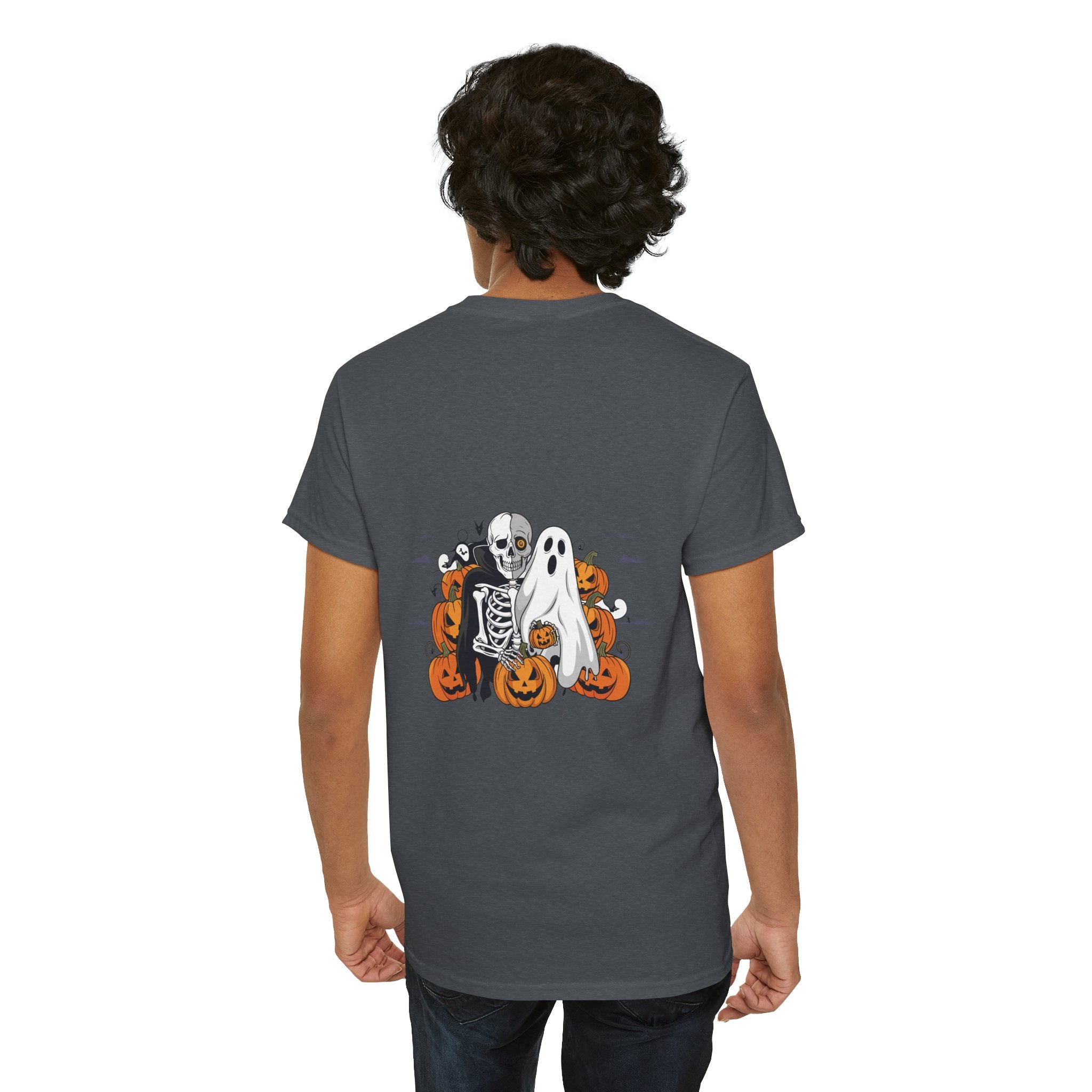 Halloween with Bats | Unisex Heavy Cotton Tee