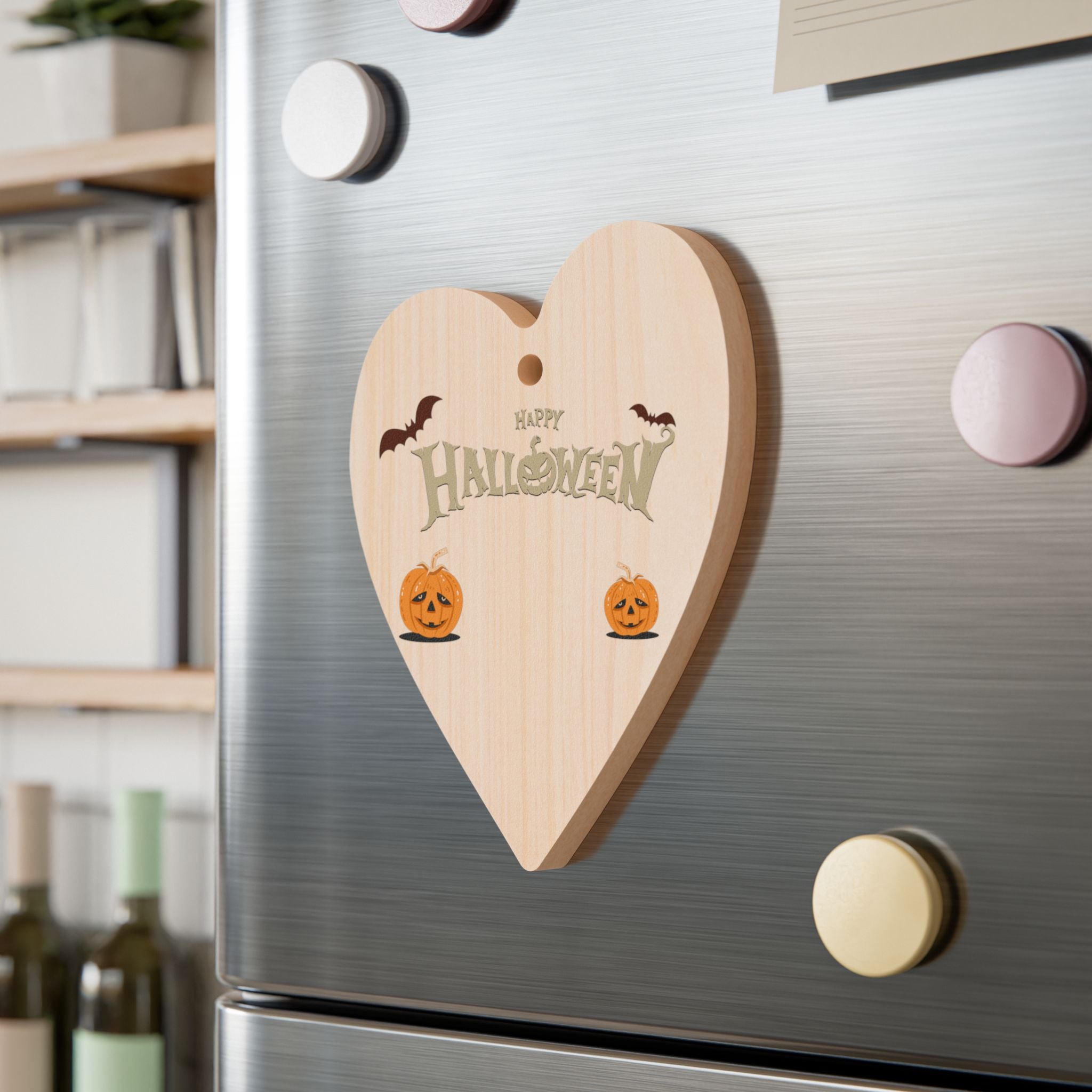 Happy Halloween with Pumpkin | Wooden Ornaments