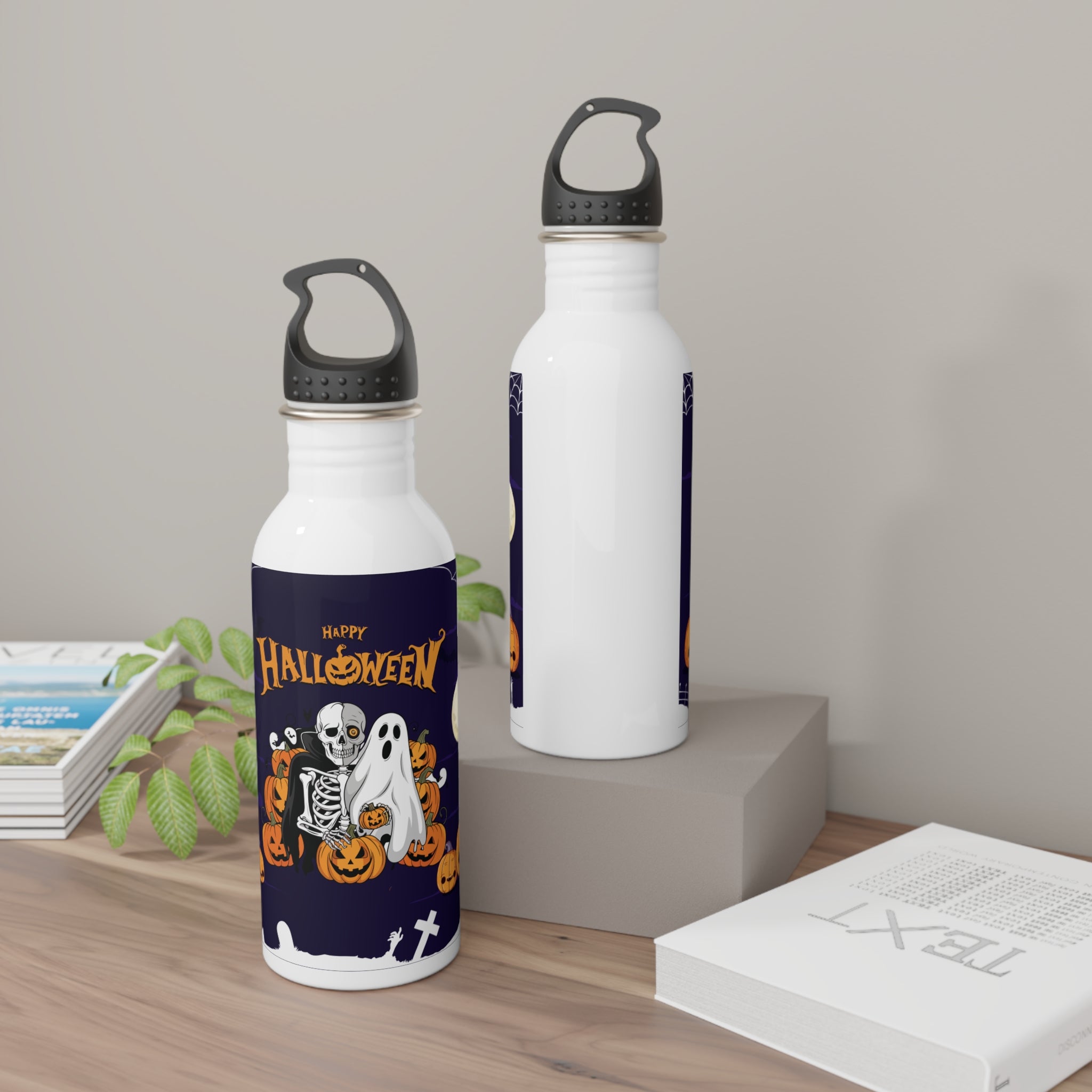 Halloween is Better with Skeleton | Stainless Steel Water Bottle