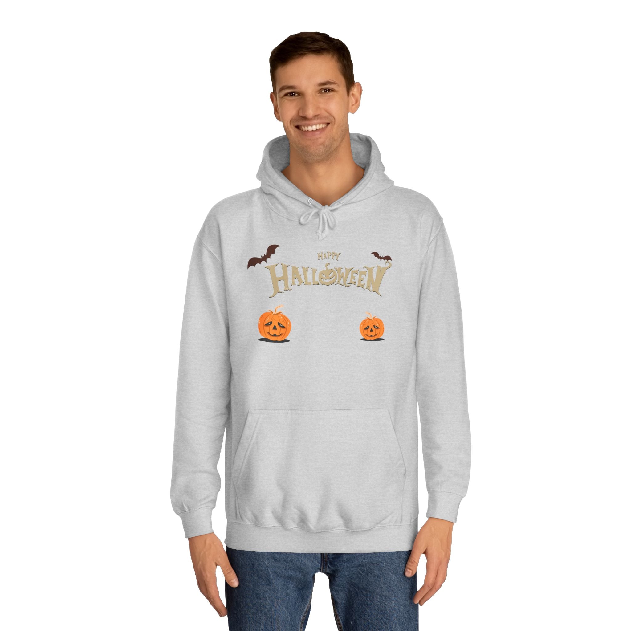 Halloween with Pumpkins | Unisex College Hoodie
