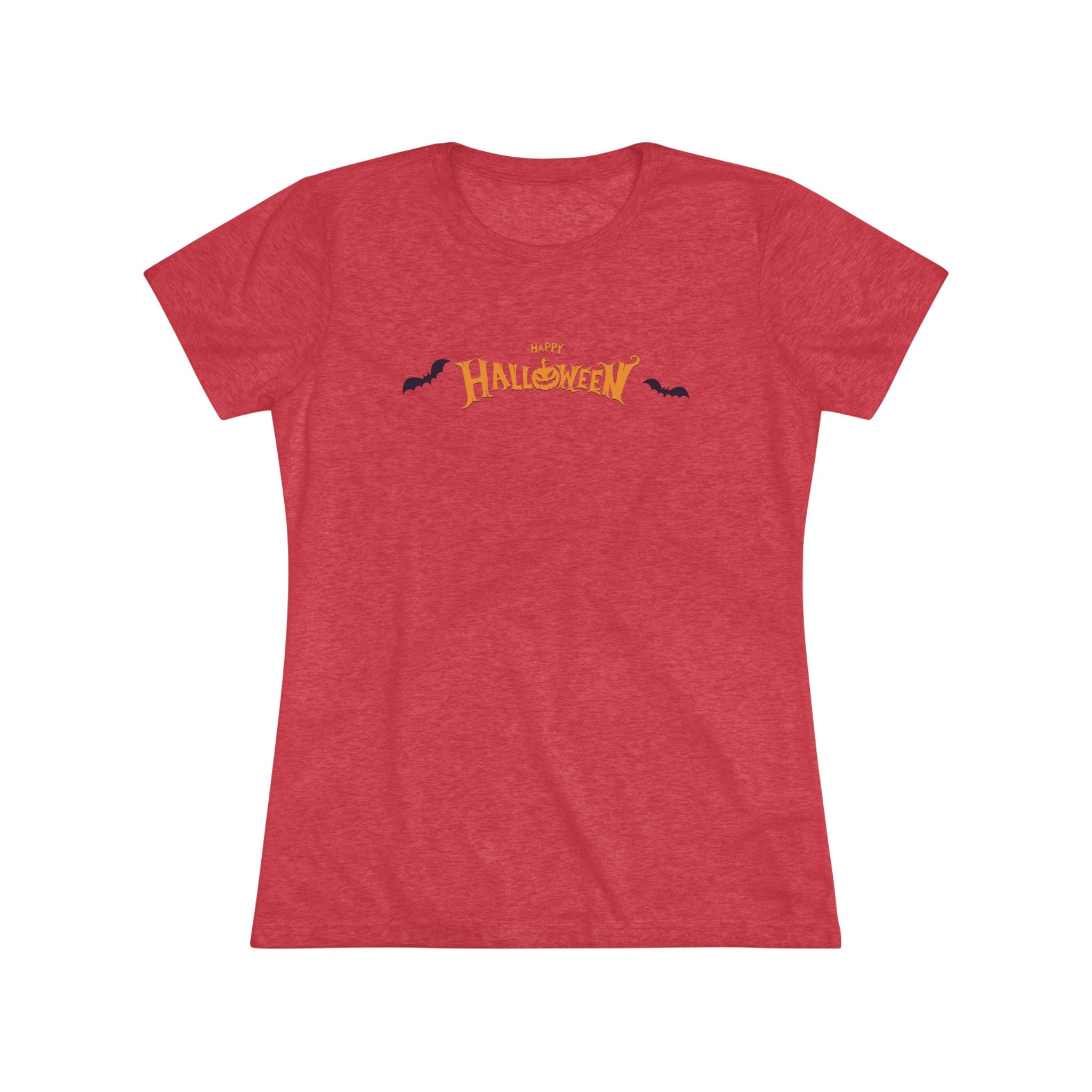 Halloween with Bats | Women's Triblend Tee