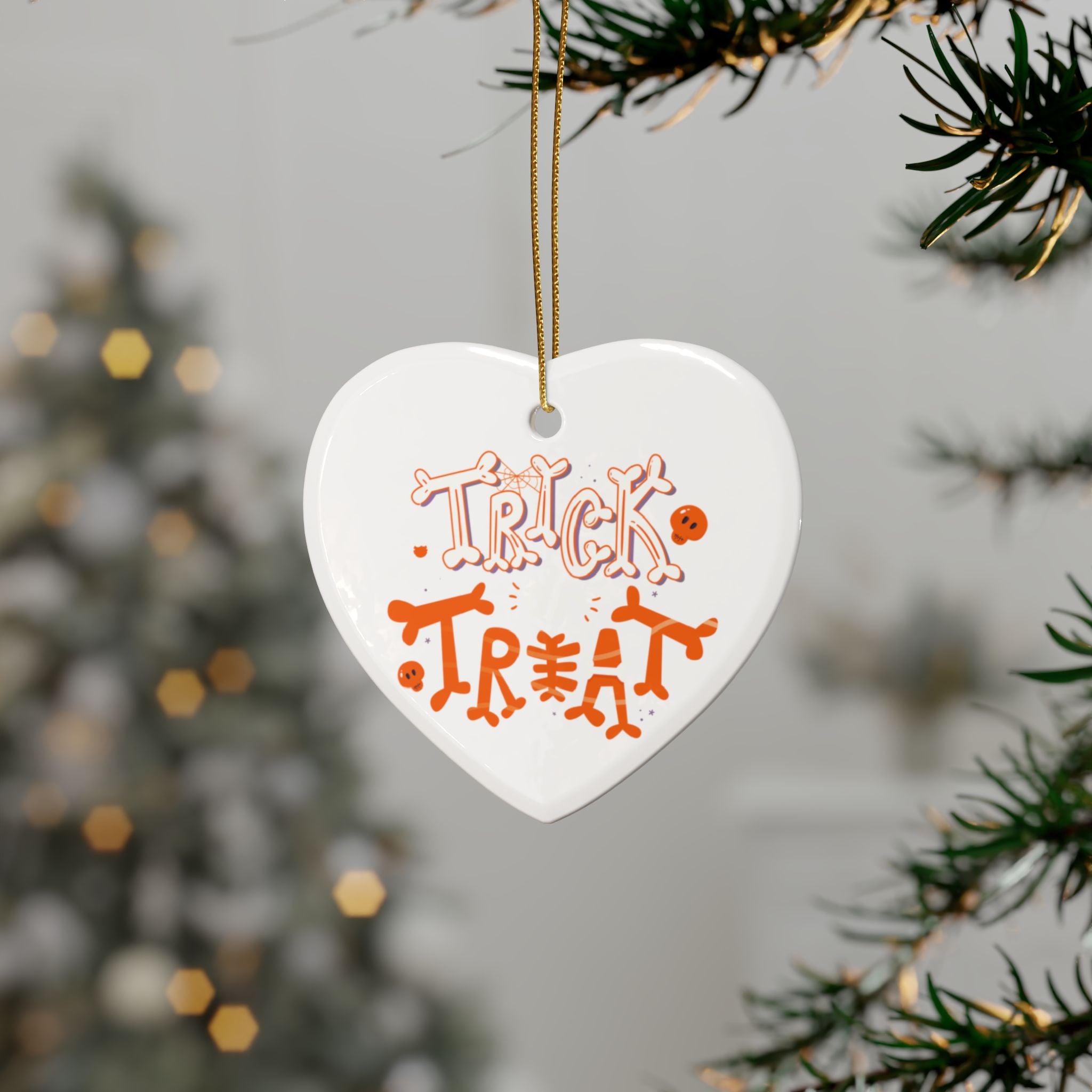Halloween Trick or Treat | Ceramic Ornaments
