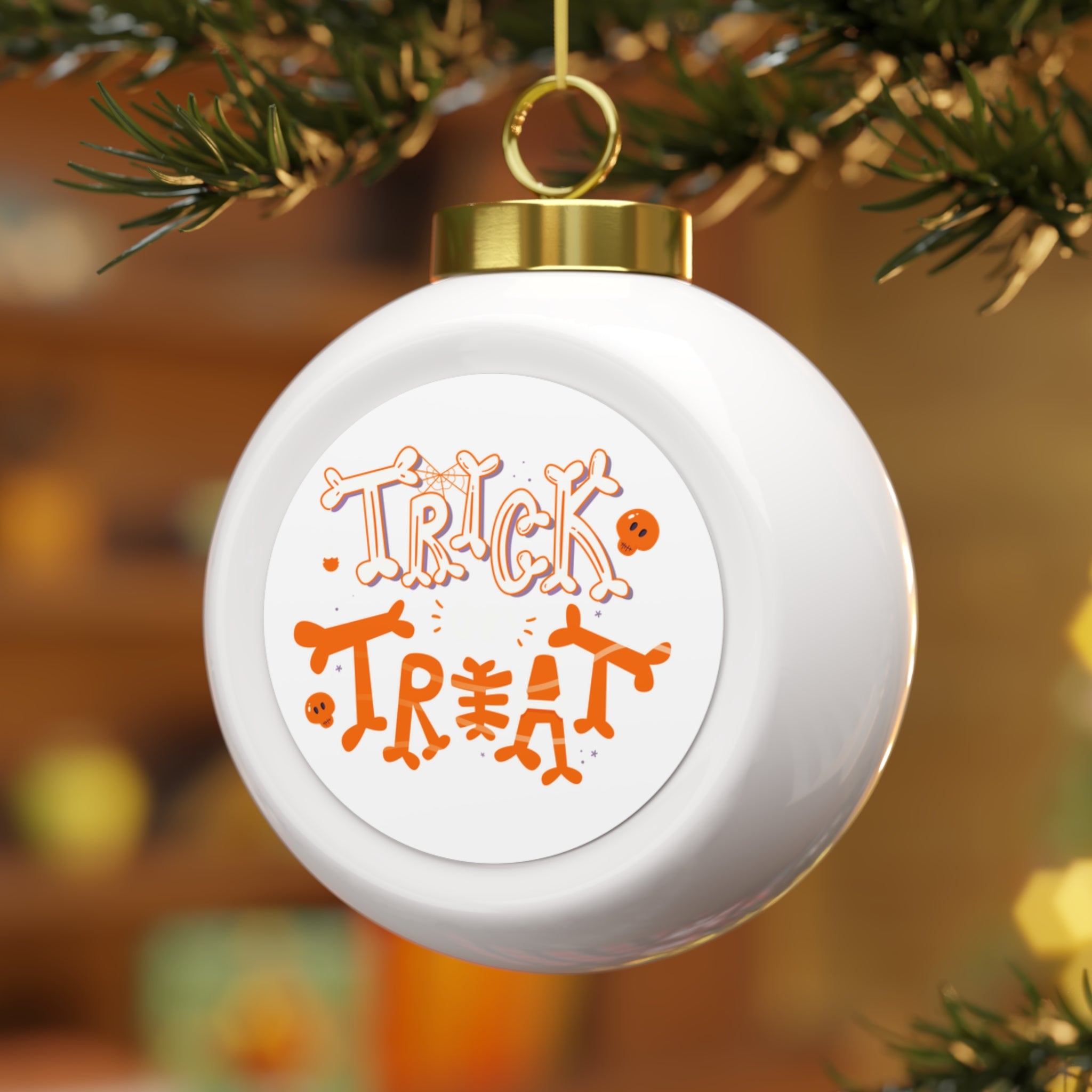 Halloween Trick or Treat | Christmas Ball Ornament