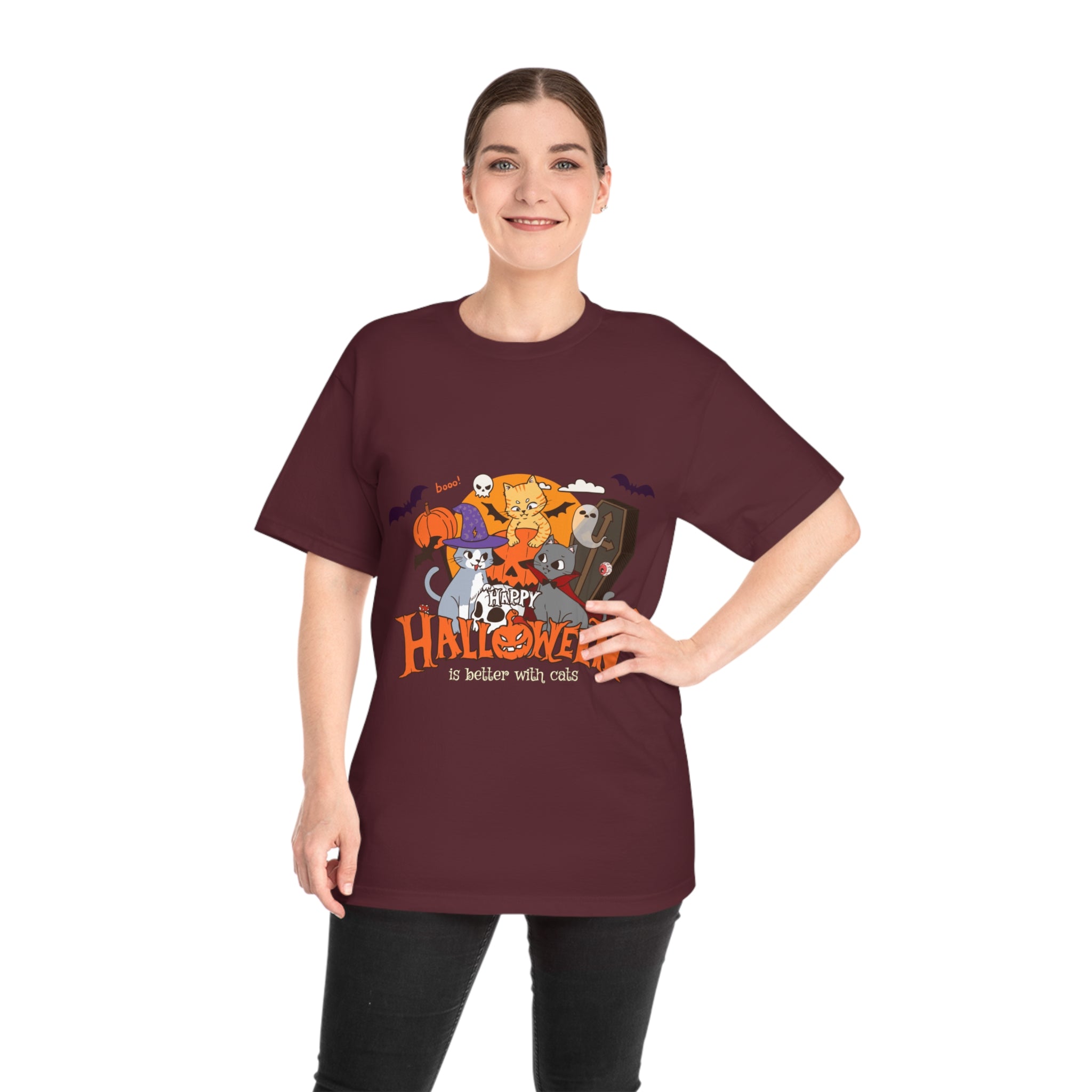 Halloween is Better with Cats | Unisex Hammer™ T-shirt