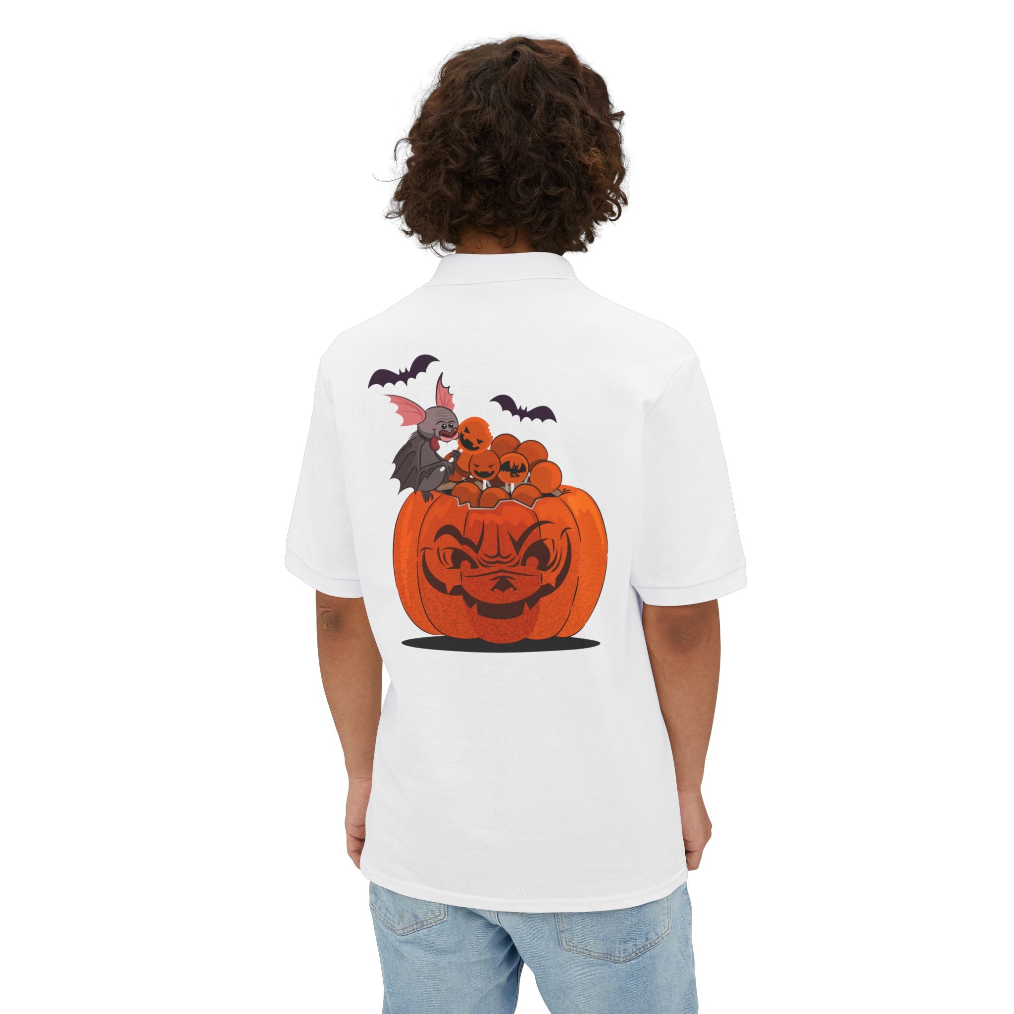 Halloween Trick or Treat | Men's Piqué Polo