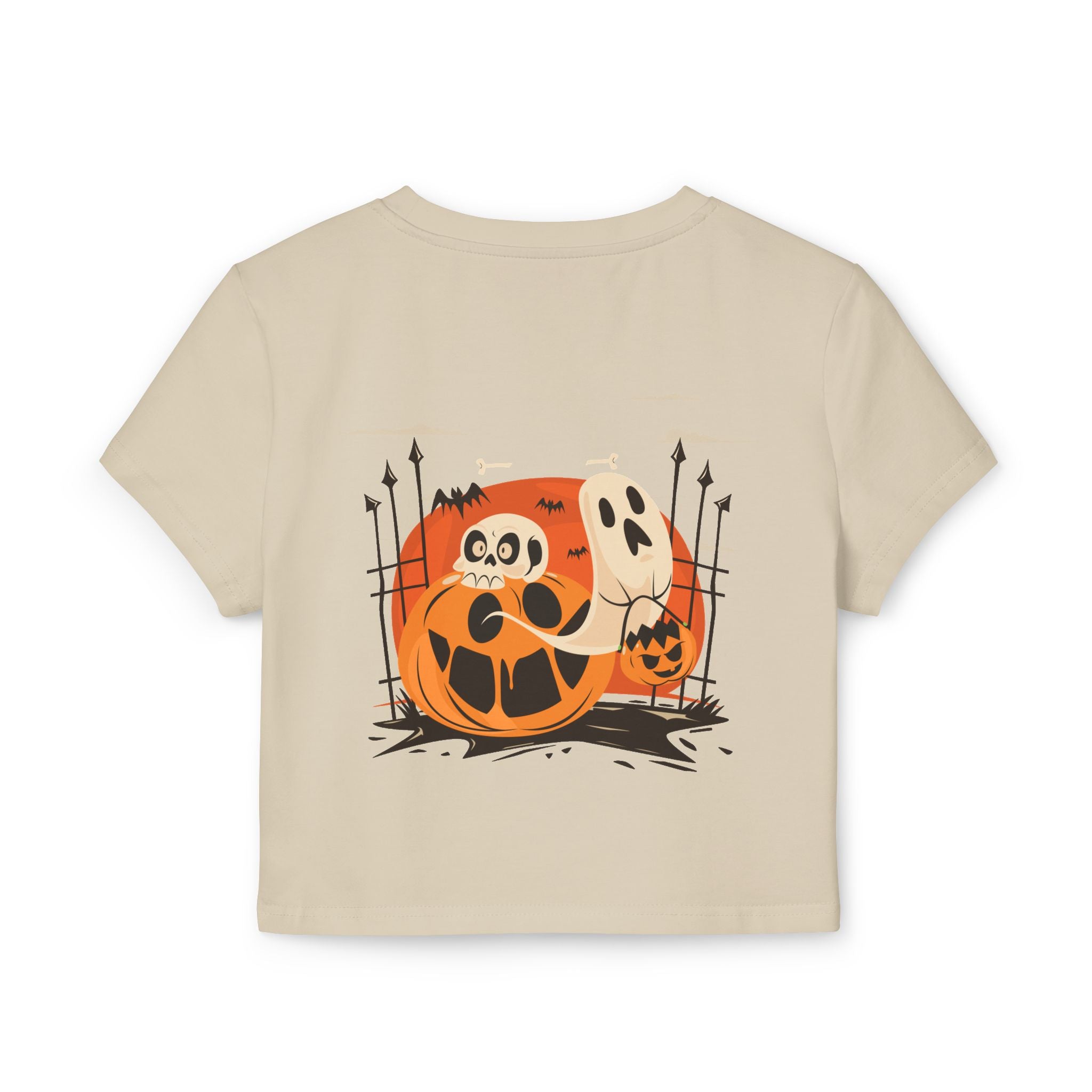 Halloween with Pumpkins | Women's Baby Tee