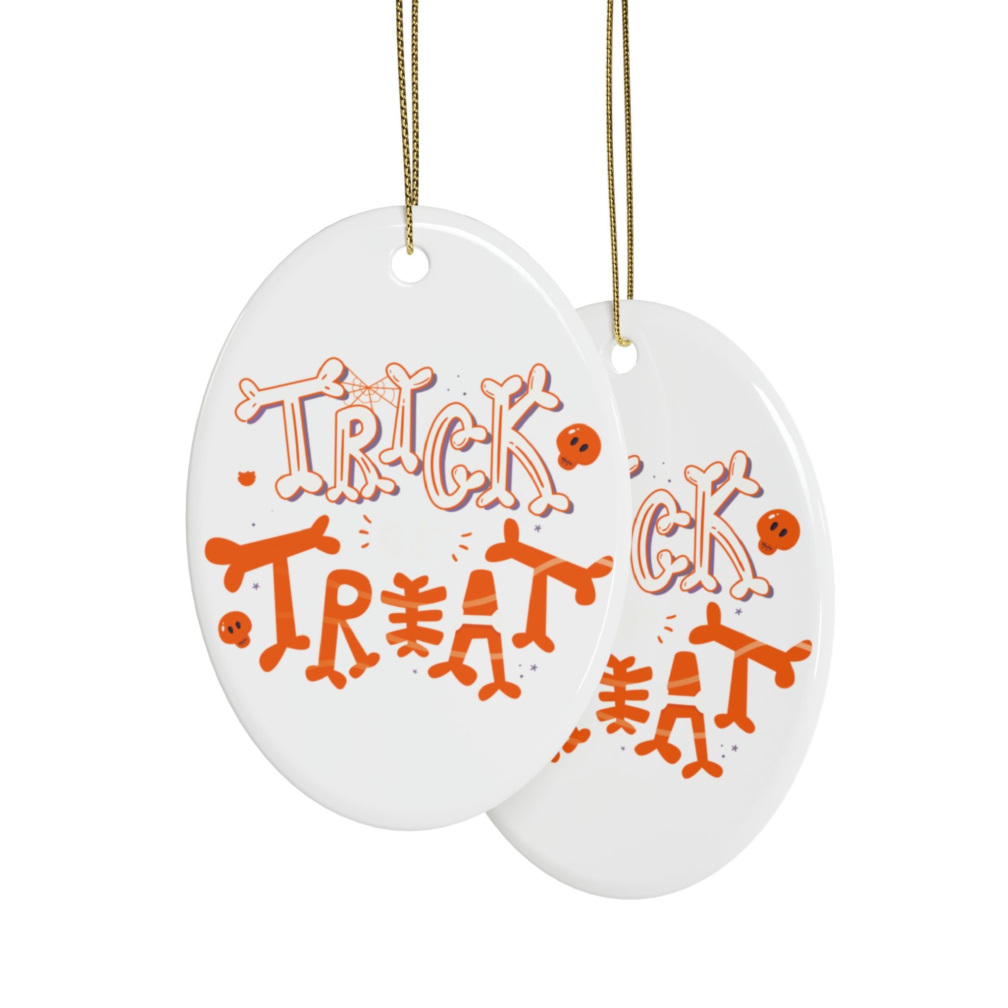 Halloween Trick or Treat | Ceramic Ornaments