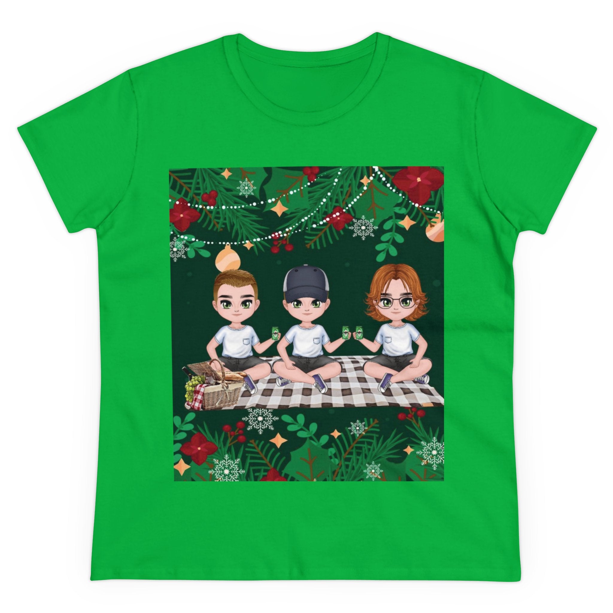 Happy Christmas Day | Women's Midweight Cotton Tee