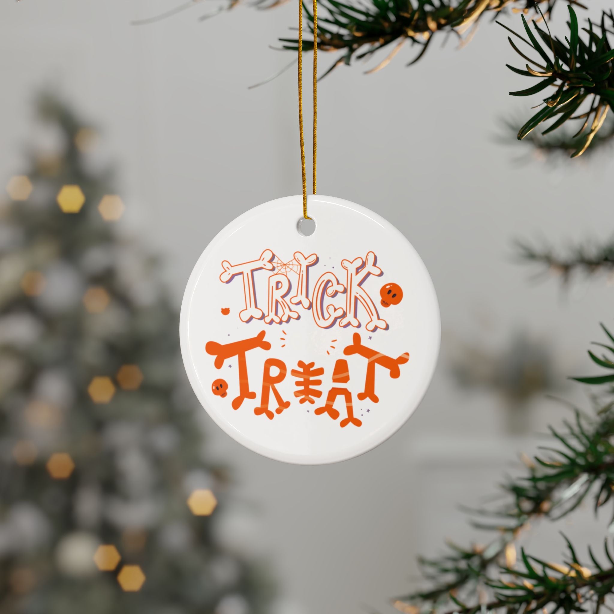 Halloween Trick or Treat | Ceramic Ornaments