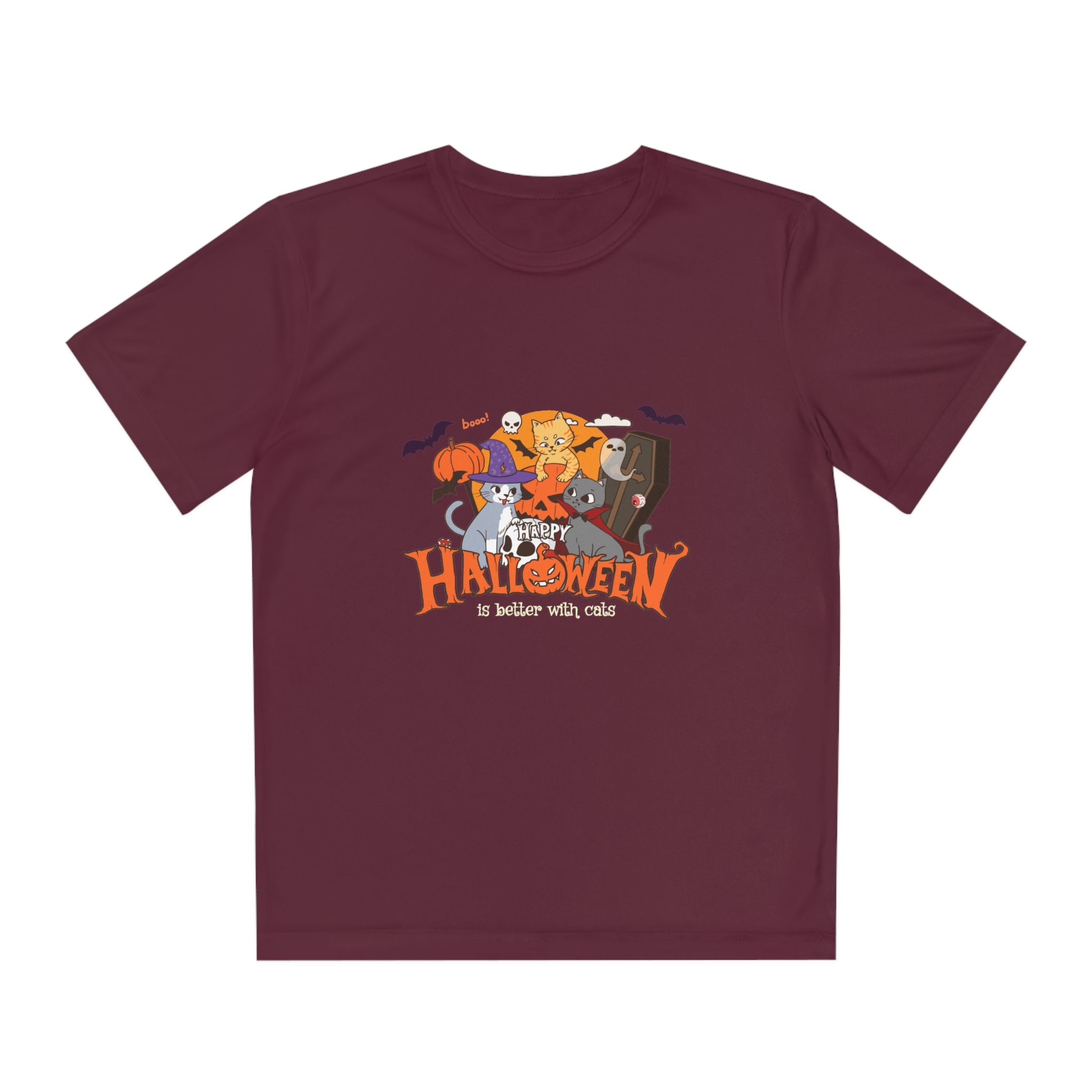 Halloween is Better with Cats | Youth Competitor Tee