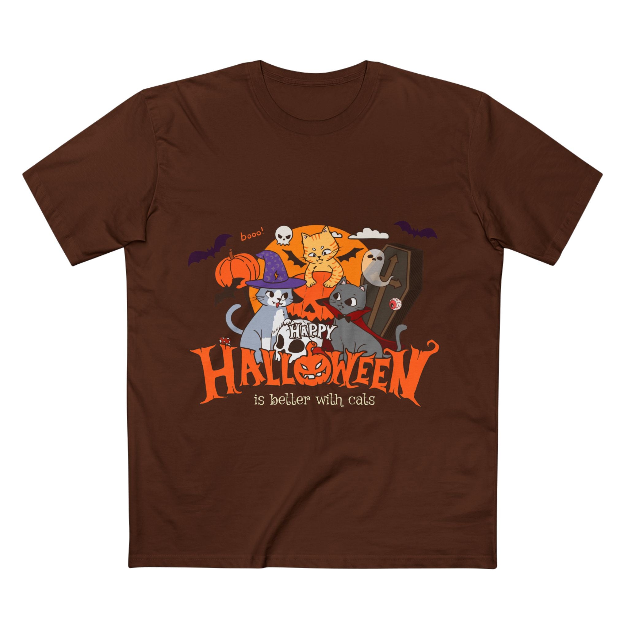 Halloween is Better with Cats | Men's Staple Tee